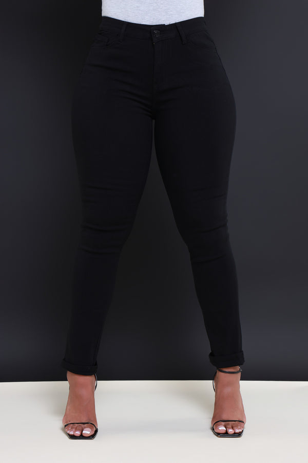 Ladies Posh Denim Jeans Col Black Size 16R 27 Ins Inner Skinny