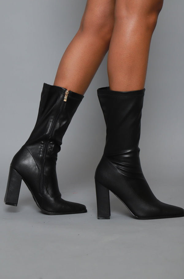 The City Boot Black Leather