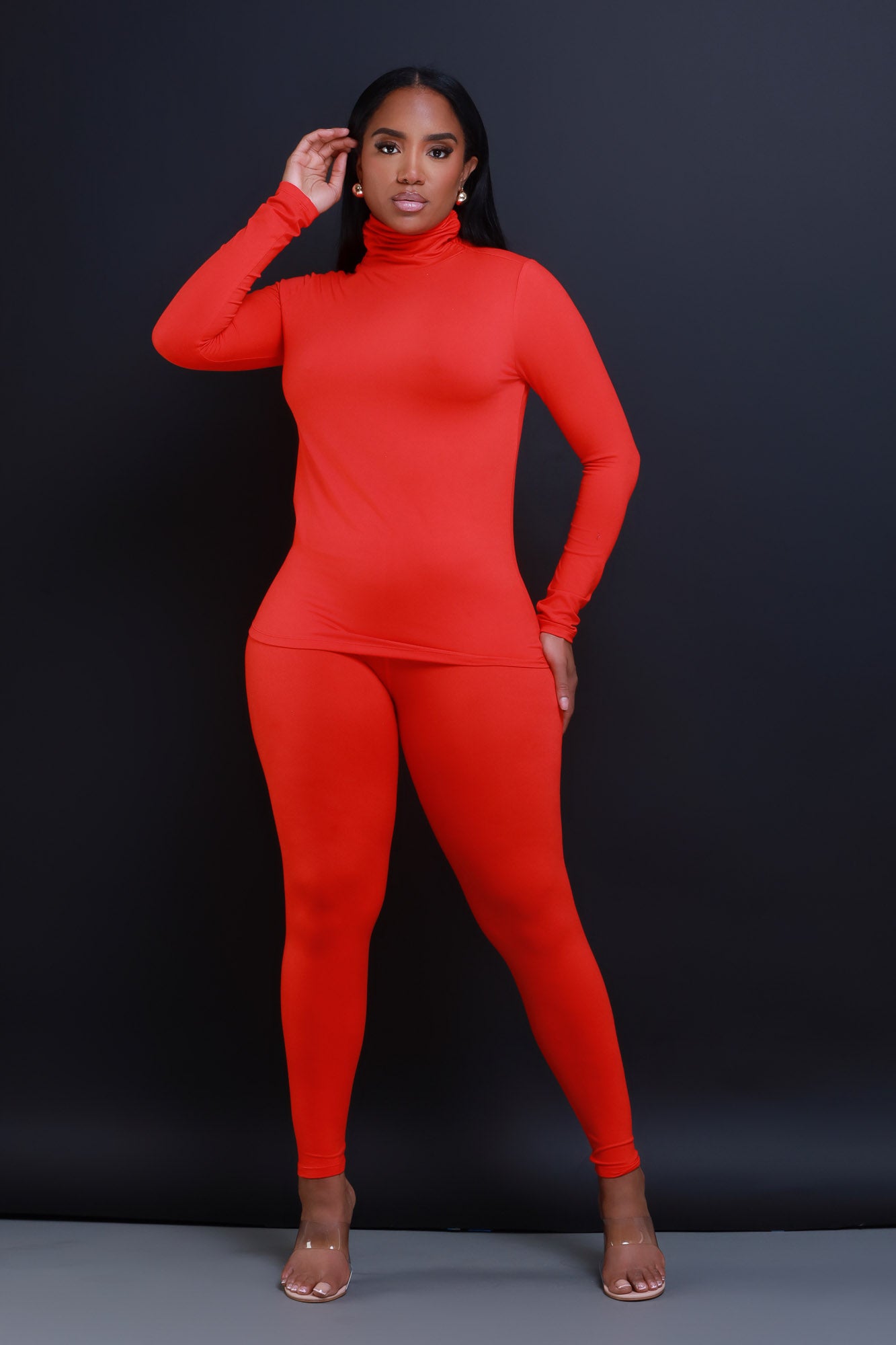 Record Timing Legging Set - Ruby - Swank A Posh