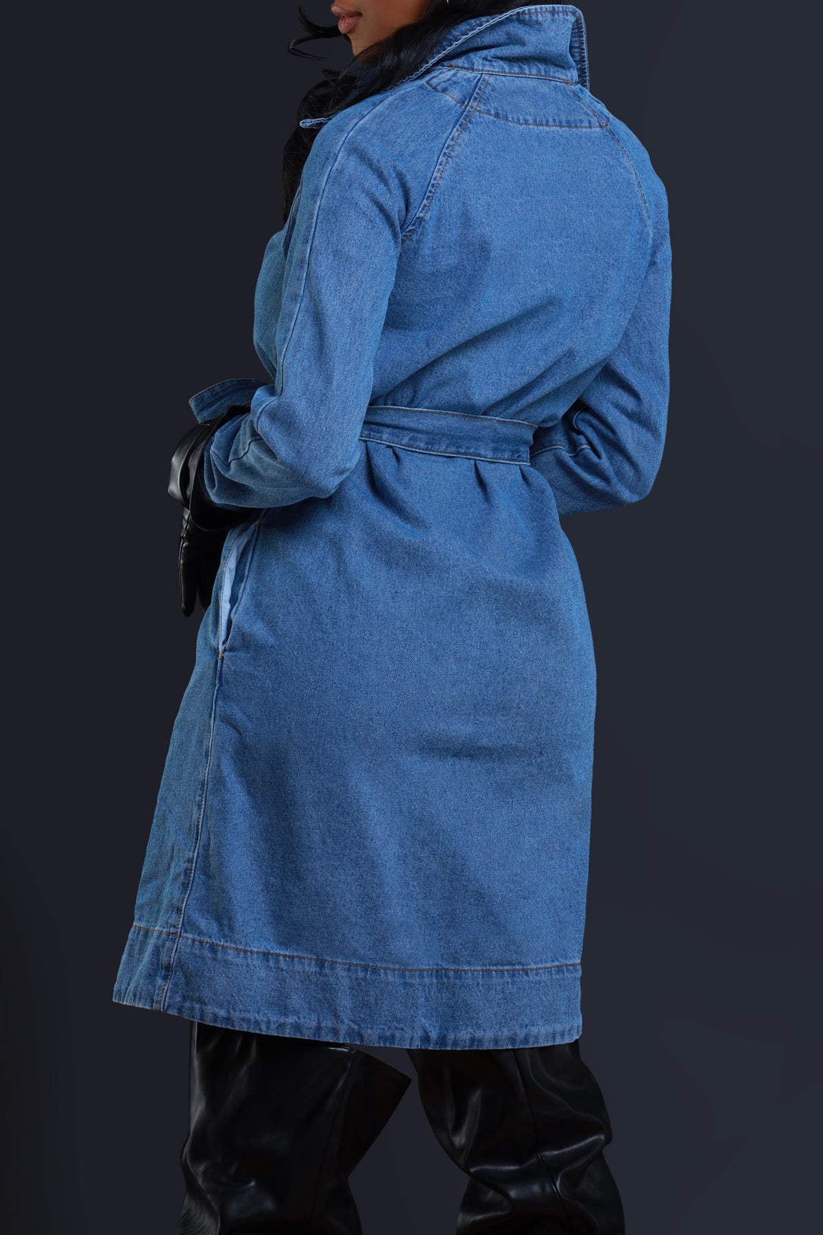 Esther Graff Denim Coat | Anne Hathaway Armageddon Time Coat - Jacket Makers