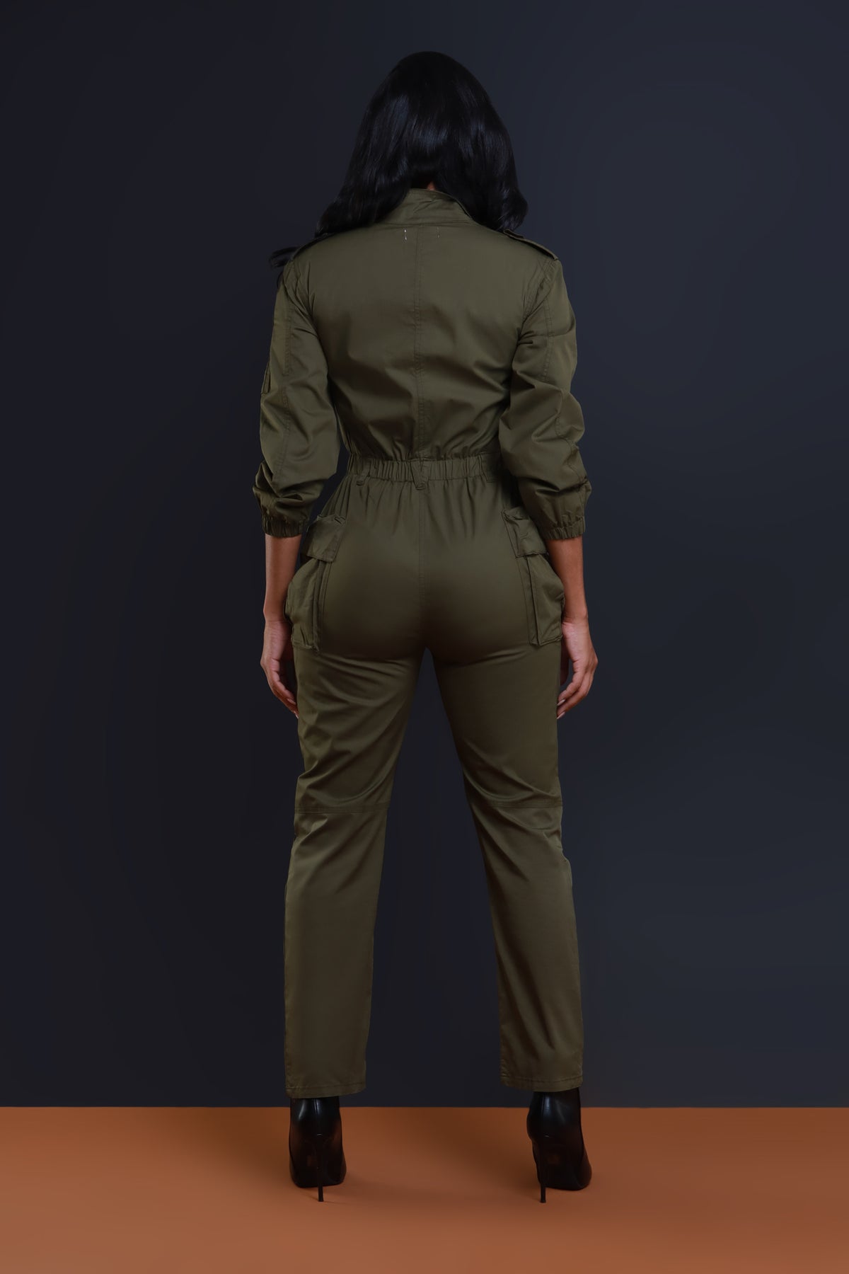 
              Call Of The Wild Cargo Jumpsuit - Olive - Swank A Posh
            