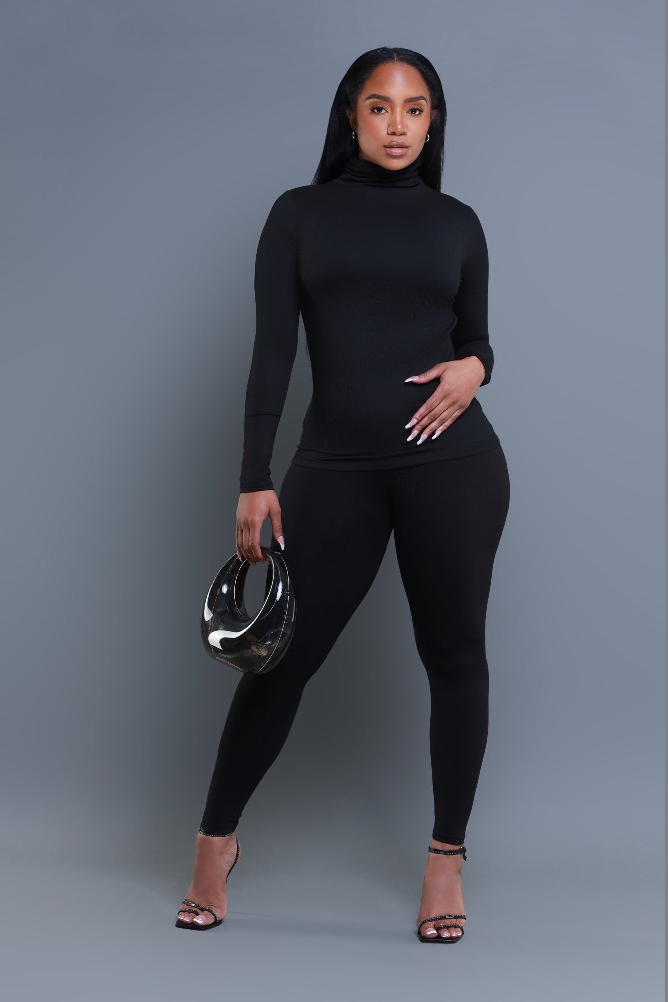 Record Timing Legging Set - Black - Swank A Posh