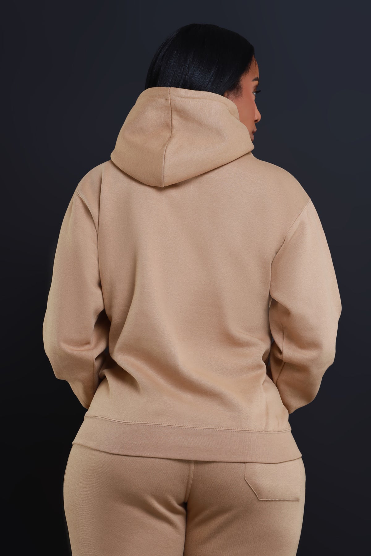 
              State Of Mind Hooded Jogger Set - Sand - Swank A Posh
            