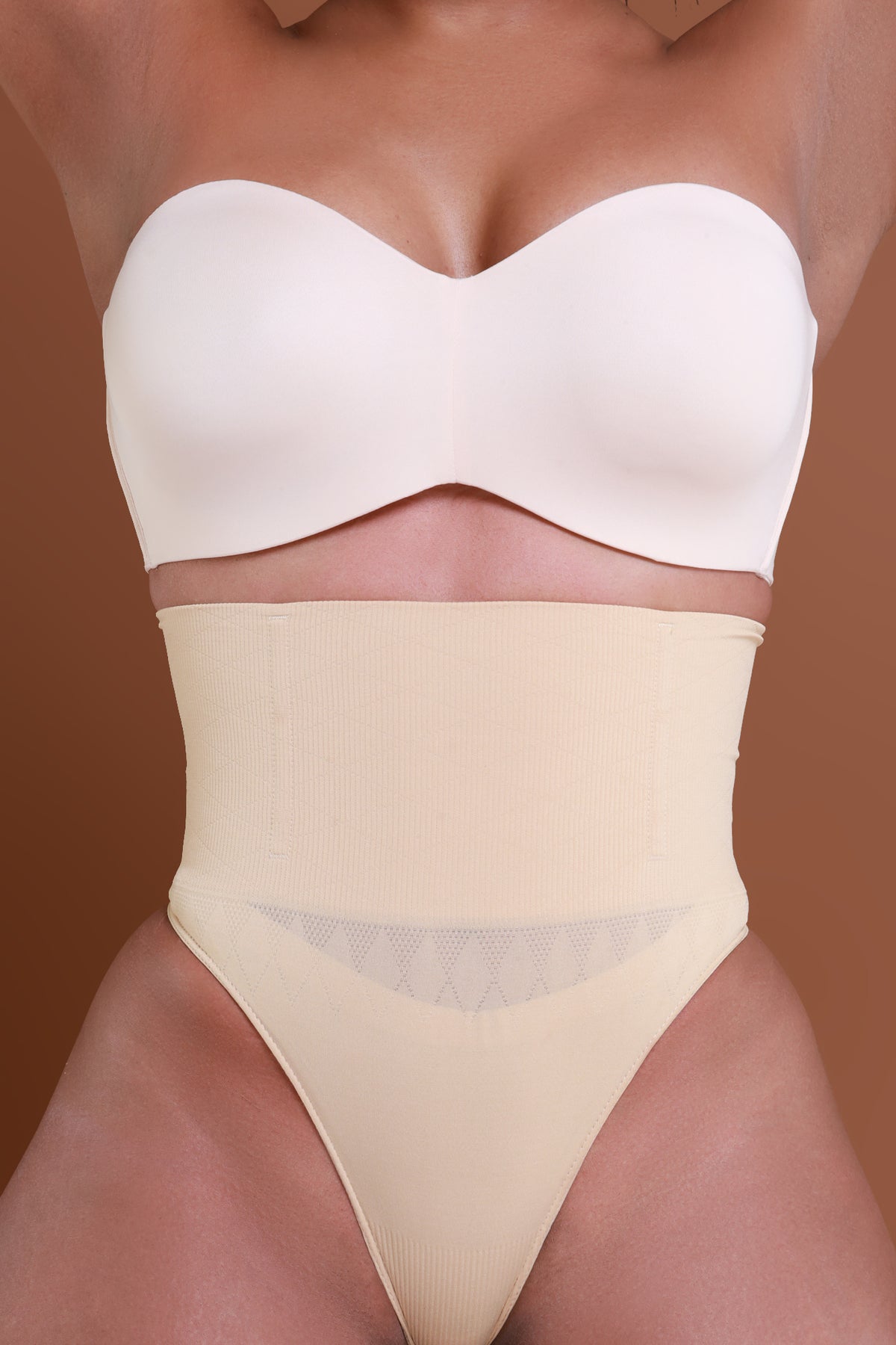 
              Stomach Control Mid Rise Shaper Panty - Nude No.148 - Swank A Posh
            