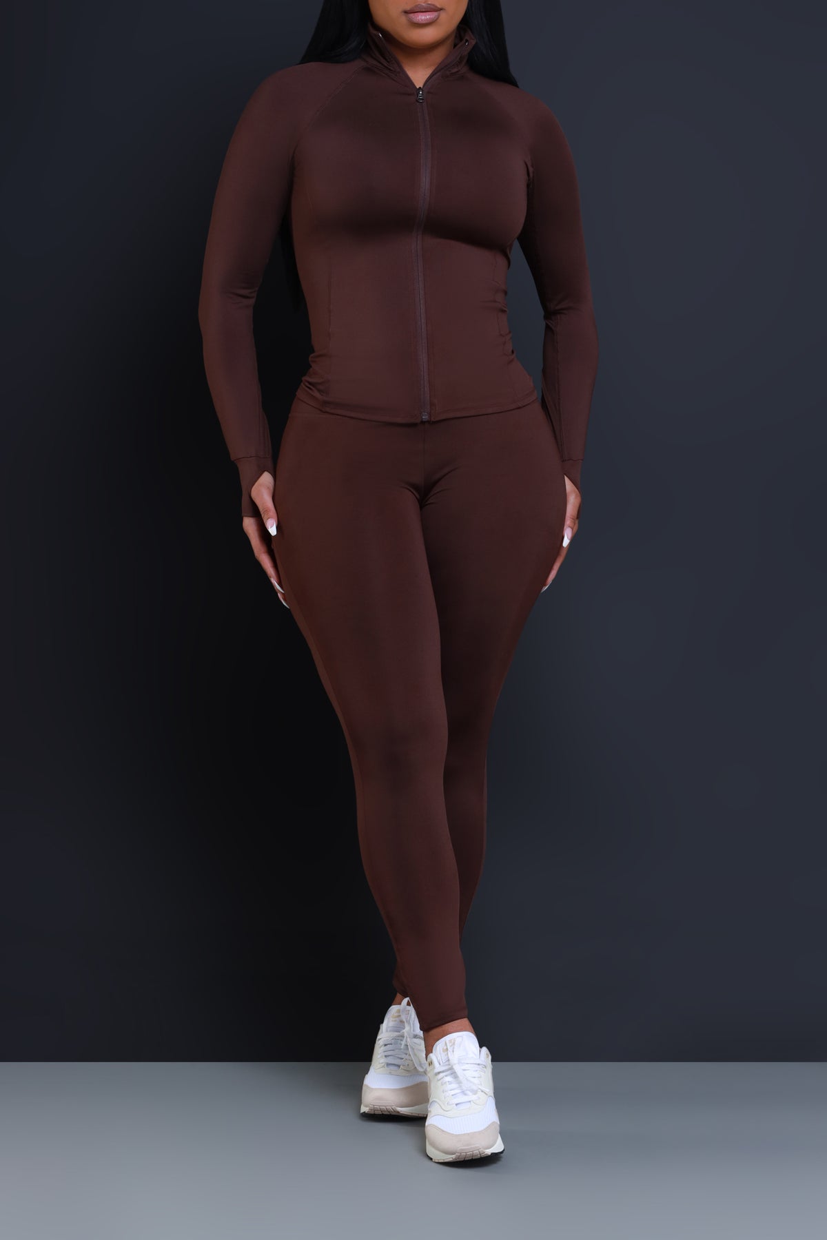 
              Easy Fit Athletic Set - Chocolate - Swank A Posh
            