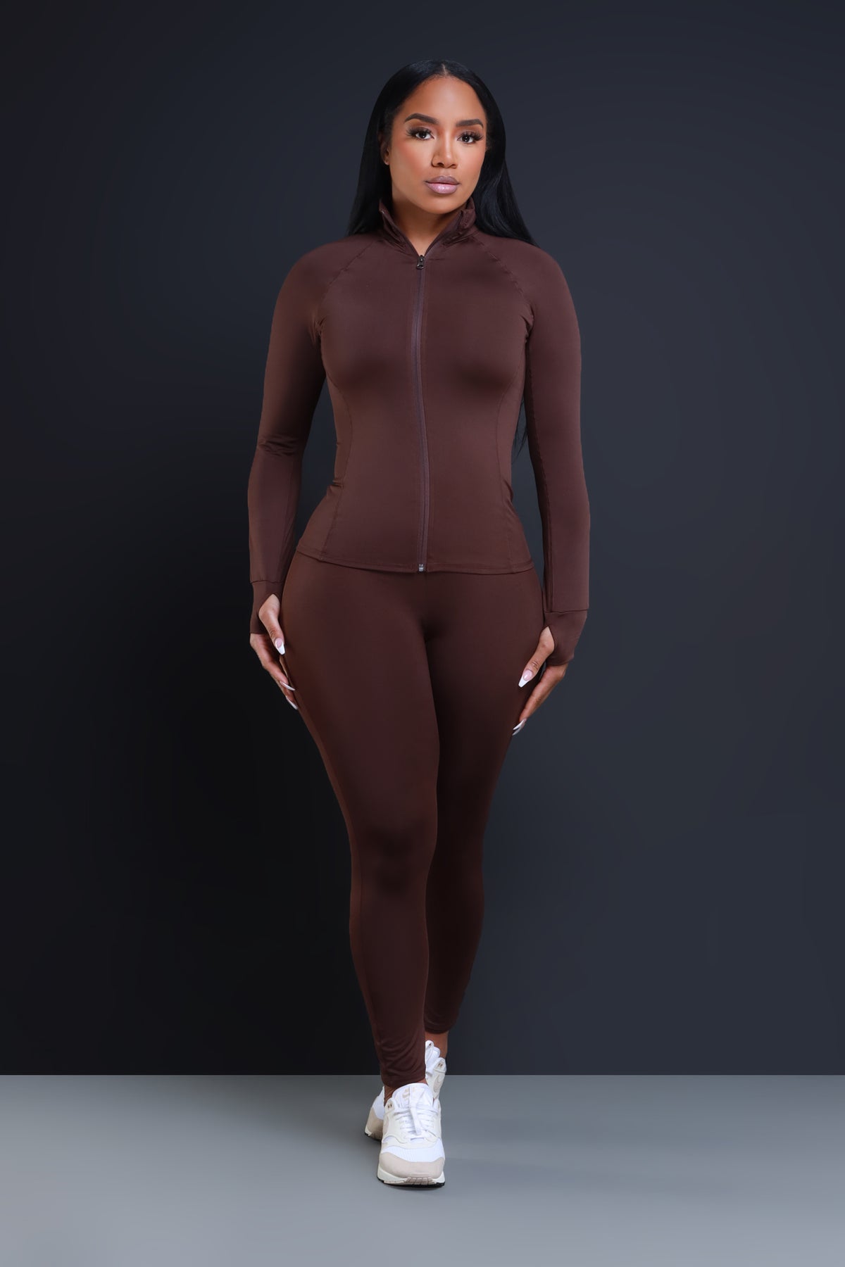 
              Easy Fit Athletic Set - Chocolate - Swank A Posh
            