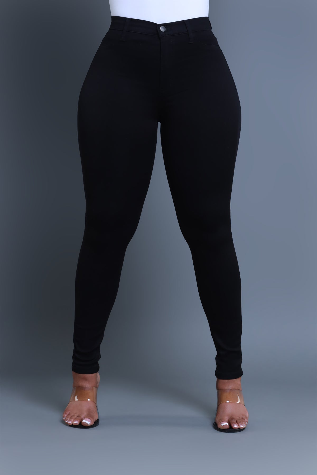 
              Look Back Butt Lifting High Rise Jeans - Black - Swank A Posh
            