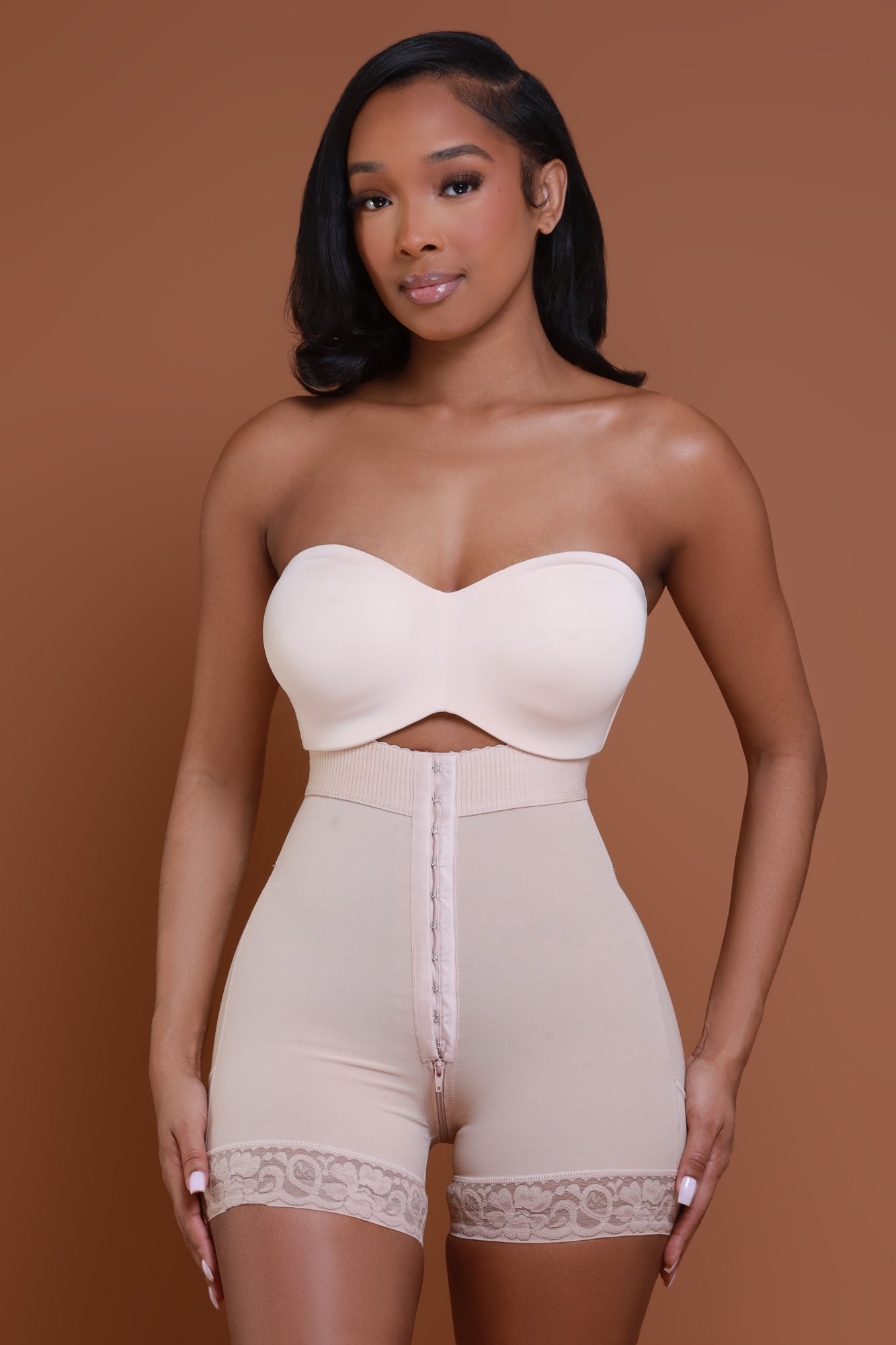 Faja Mid Rise BBL Shorts - Nude No. 226 - Swank A Posh