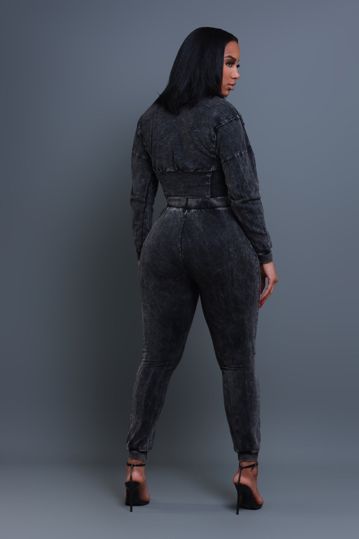 
              Top Fan Cropped Contrast Pants Set - Black - Swank A Posh
            