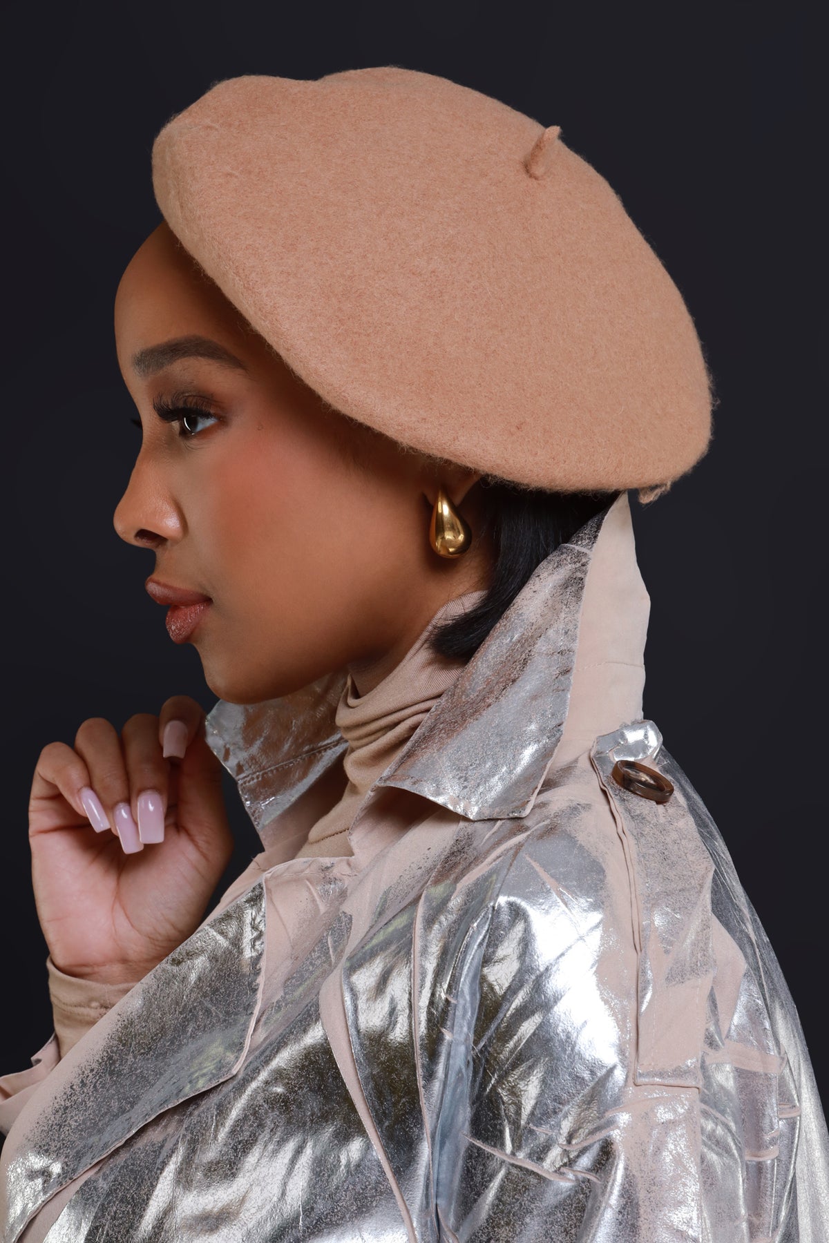 
              On The Map Wool Beret - Camel - Swank A Posh
            