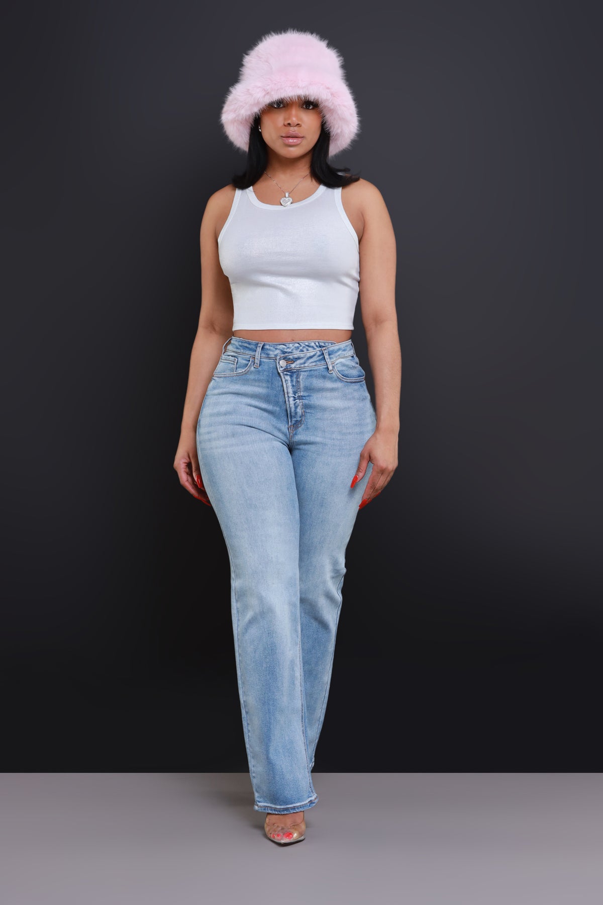 
              No Cares Ultra High Rise Bootcut Jeans - Light Wash - Swank A Posh
            
