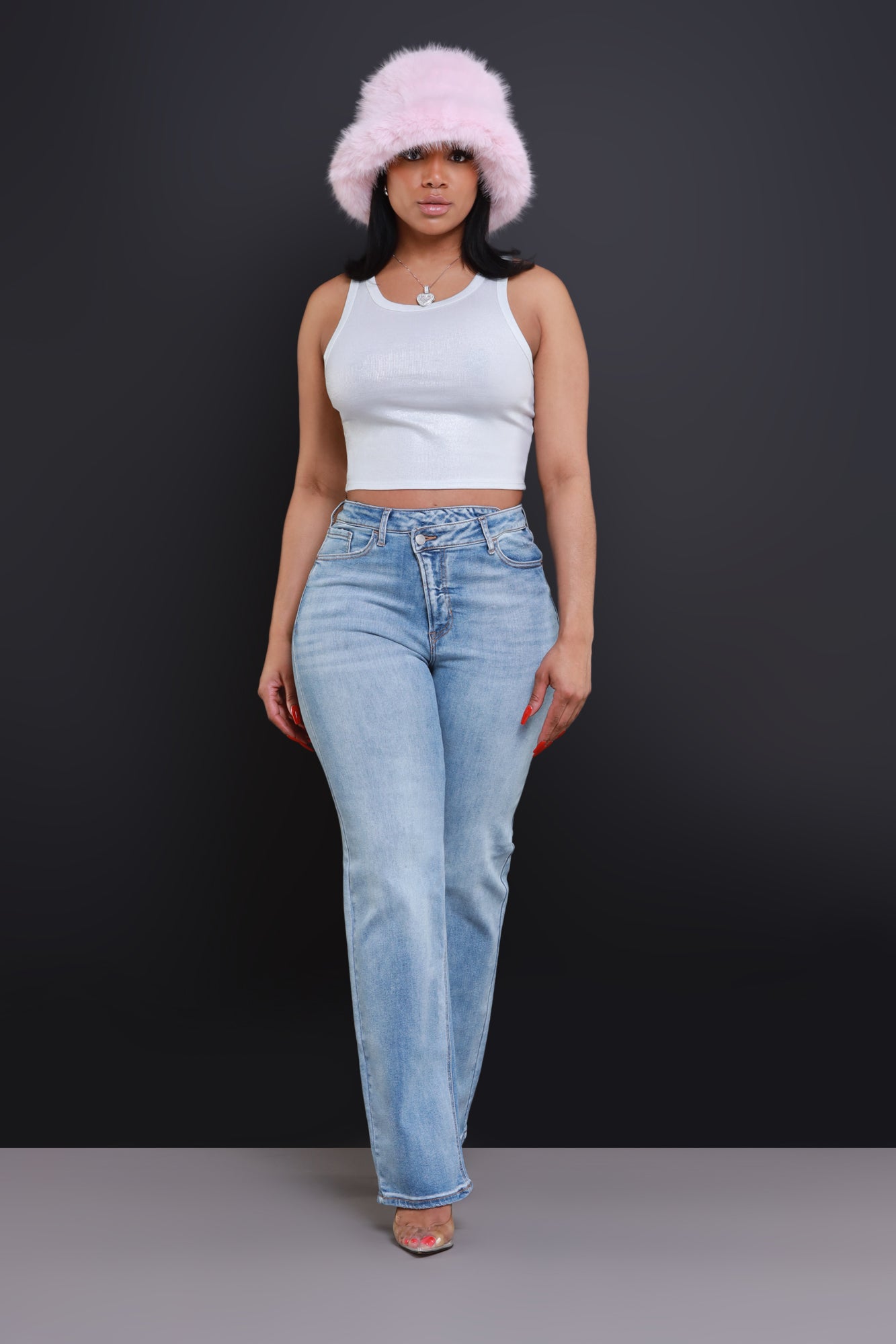 No Cares Ultra High Rise Bootcut Jeans - Light Wash - Swank A Posh