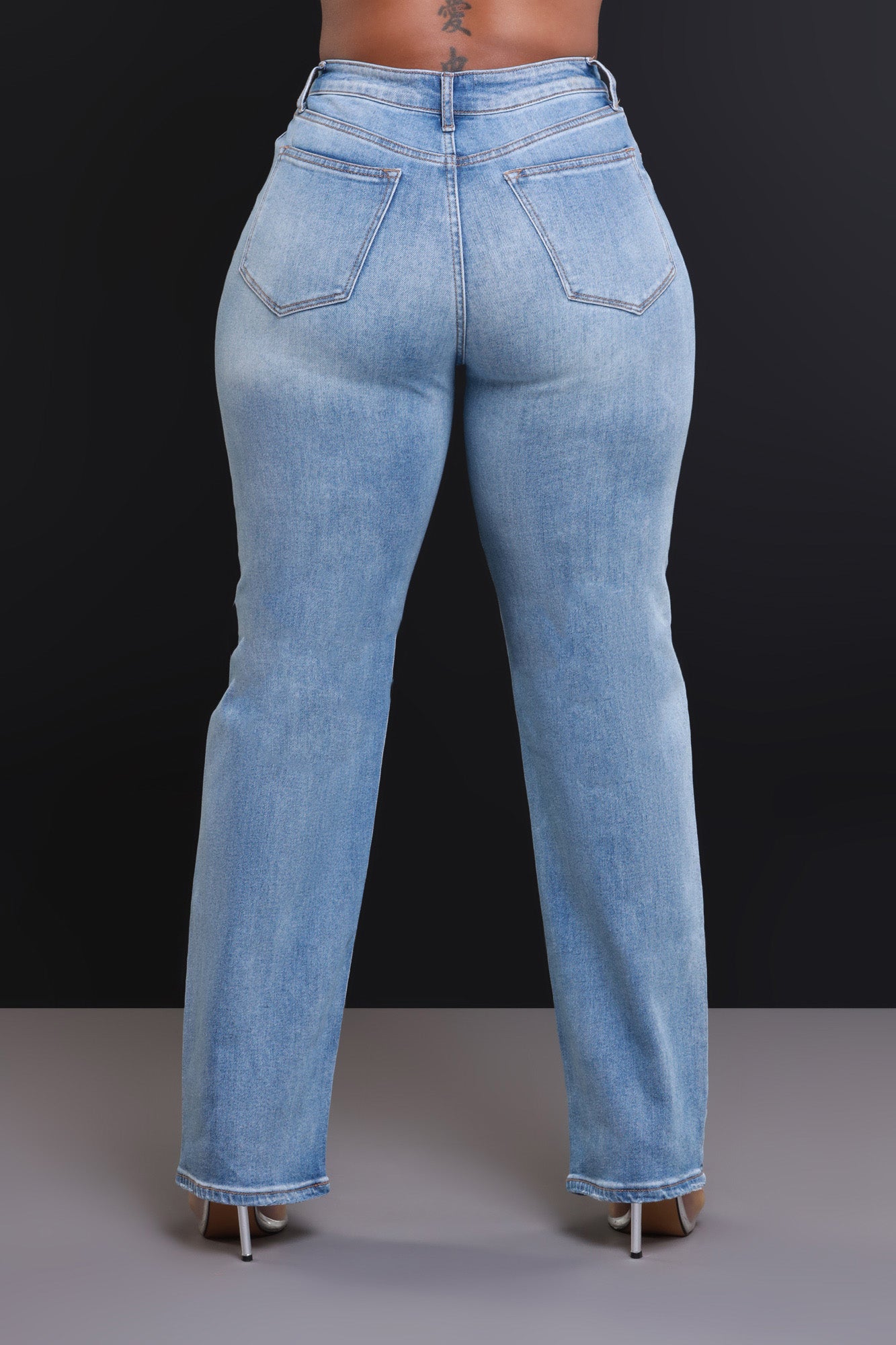 No Cares Ultra High Rise Bootcut Jeans - Light Wash - Swank A Posh