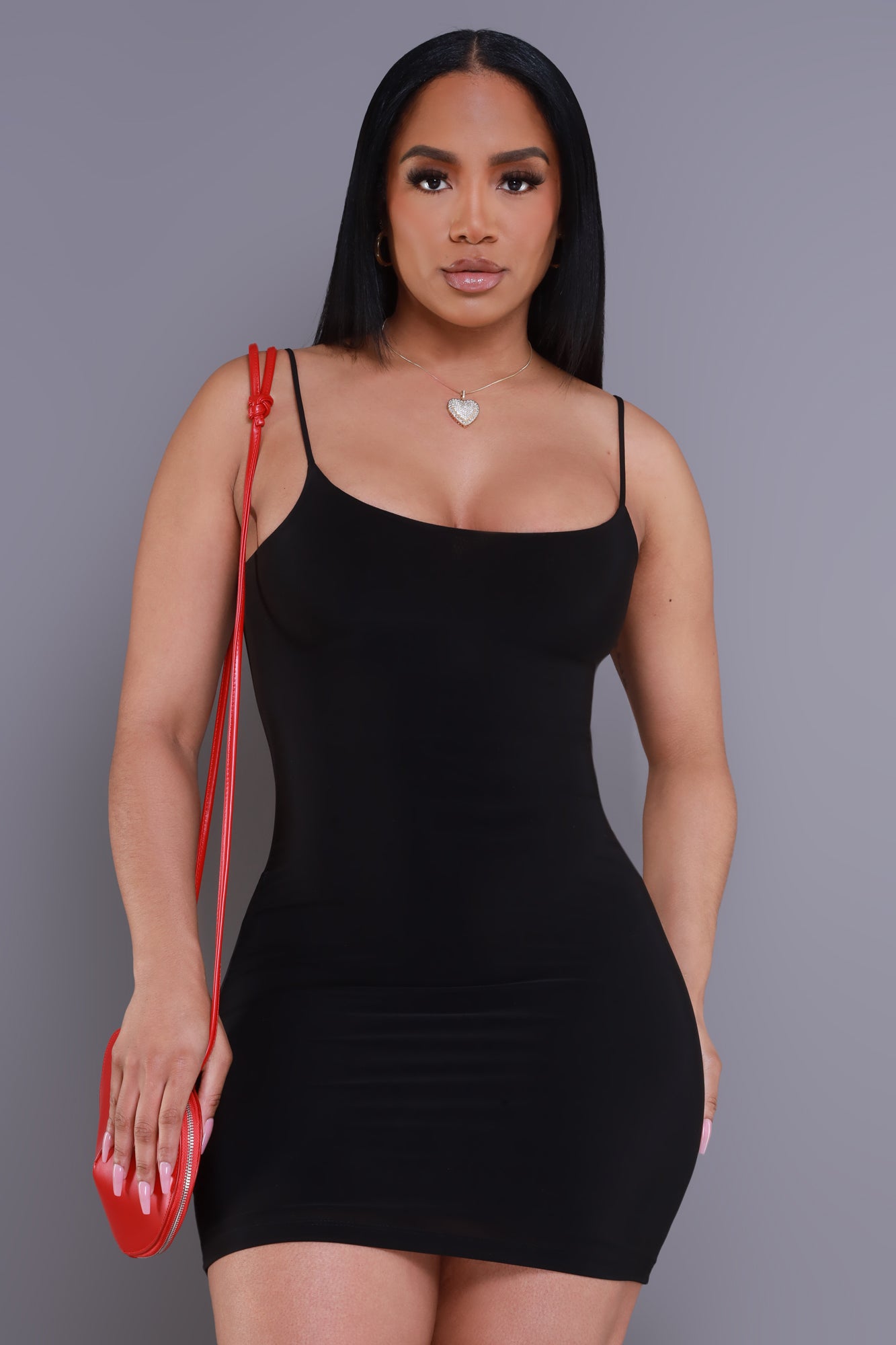 Molly Strappy Mini Dress - Black - Swank A Posh