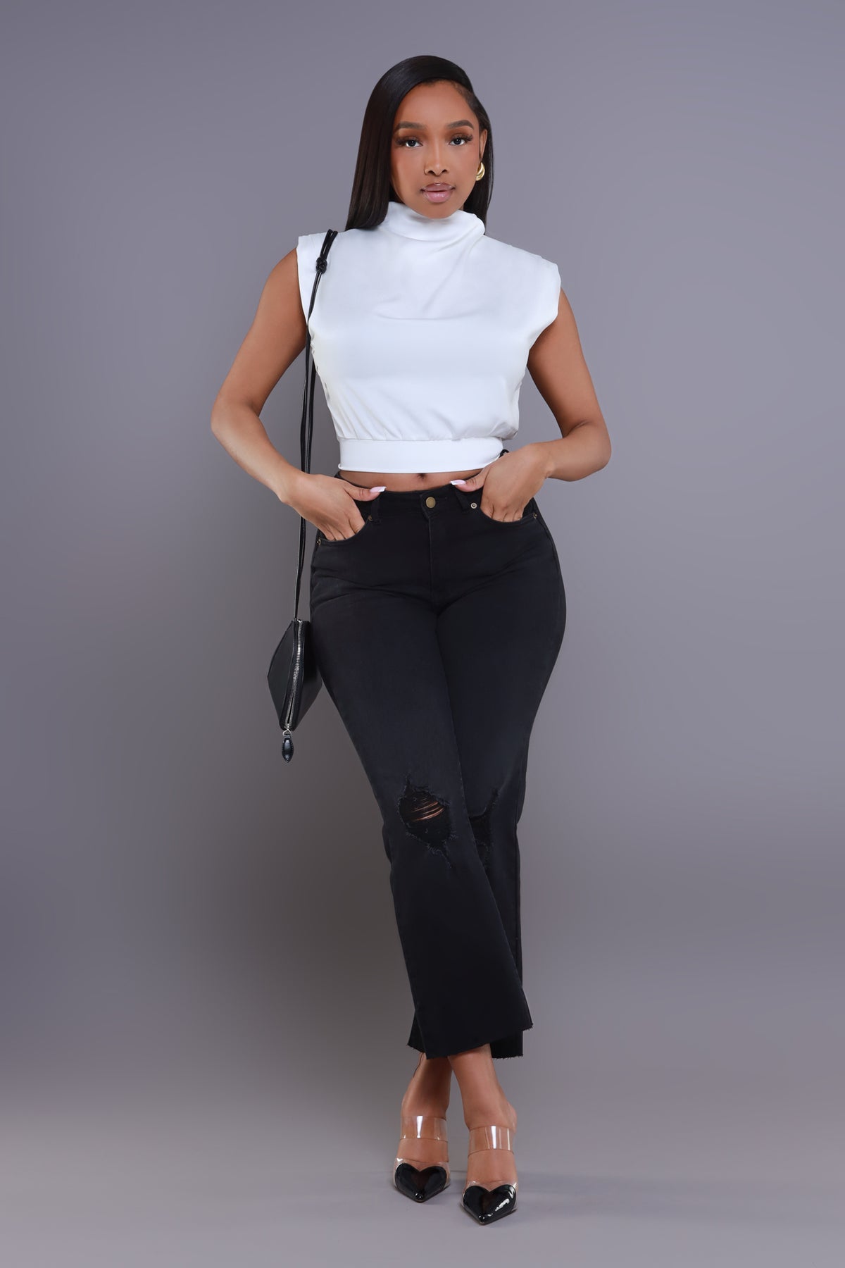 
              Lost Forever Draped Blouse - Ivory - Swank A Posh
            