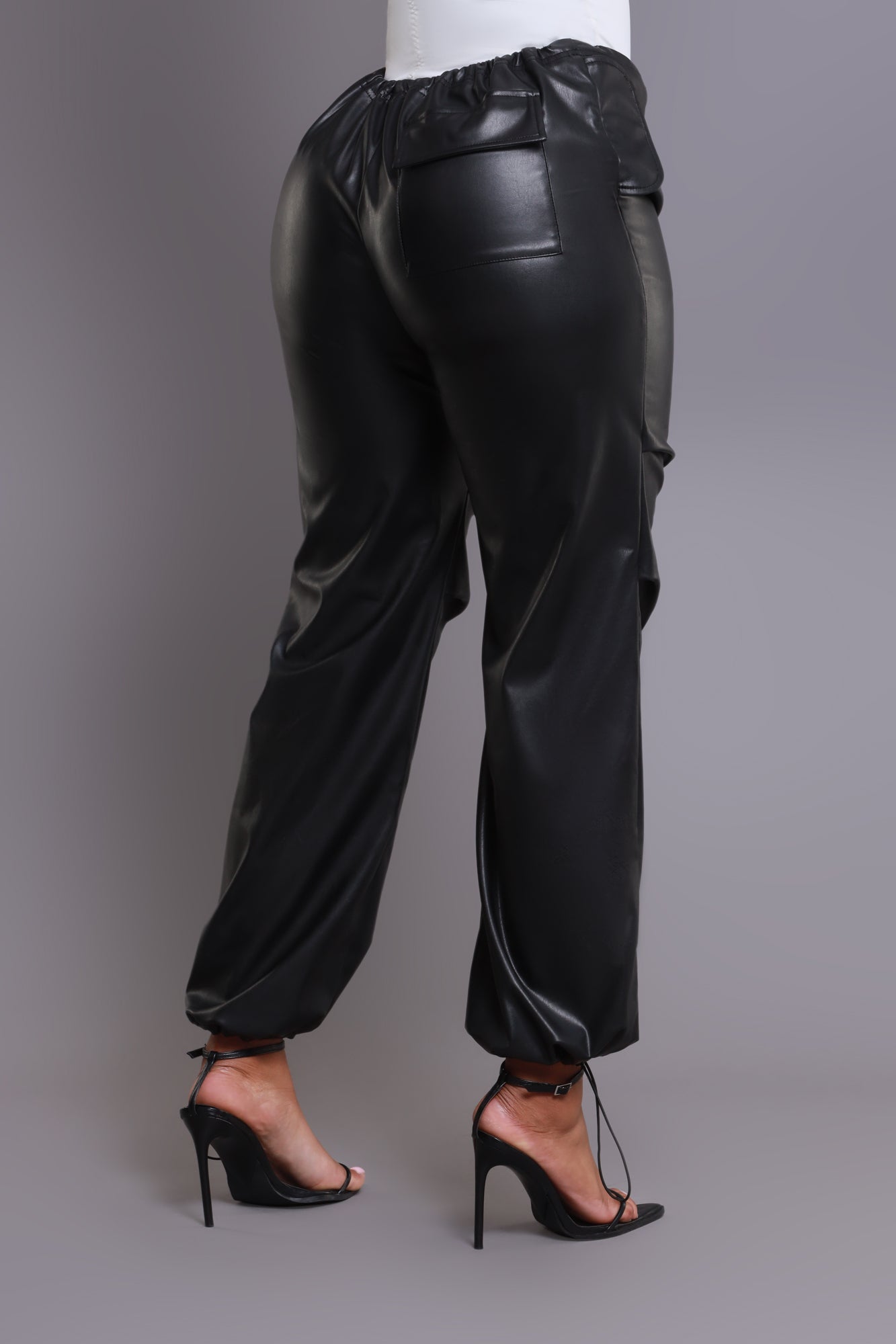 Mayhem High Rise Faux Leather Pants - Black - Swank A Posh