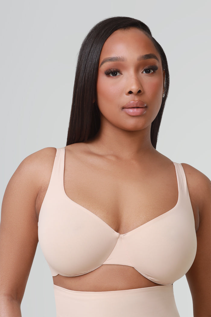 Second Skin Unlined Bra - Tan - Swank A Posh