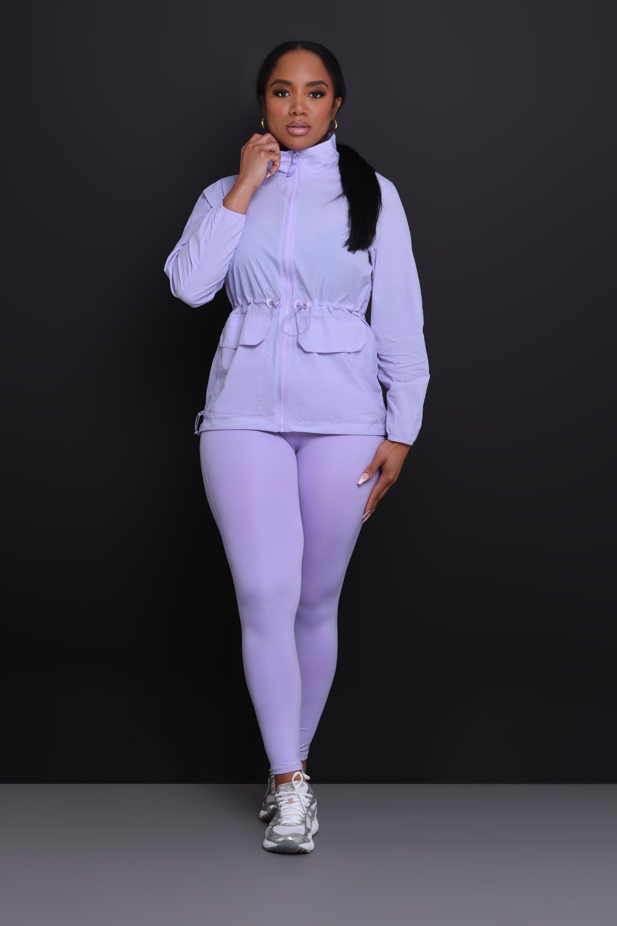 
              Better Half NUW Zippered Athletic Jacket - Lavender - Swank A Posh
            