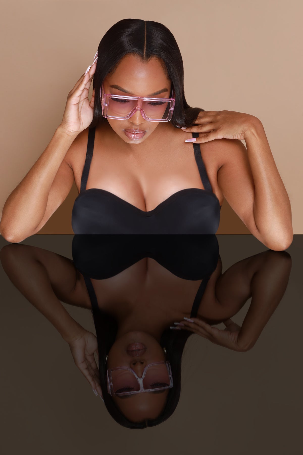 
              Blindspot Oversized Square Sunglasses - Lavender - Swank A Posh
            