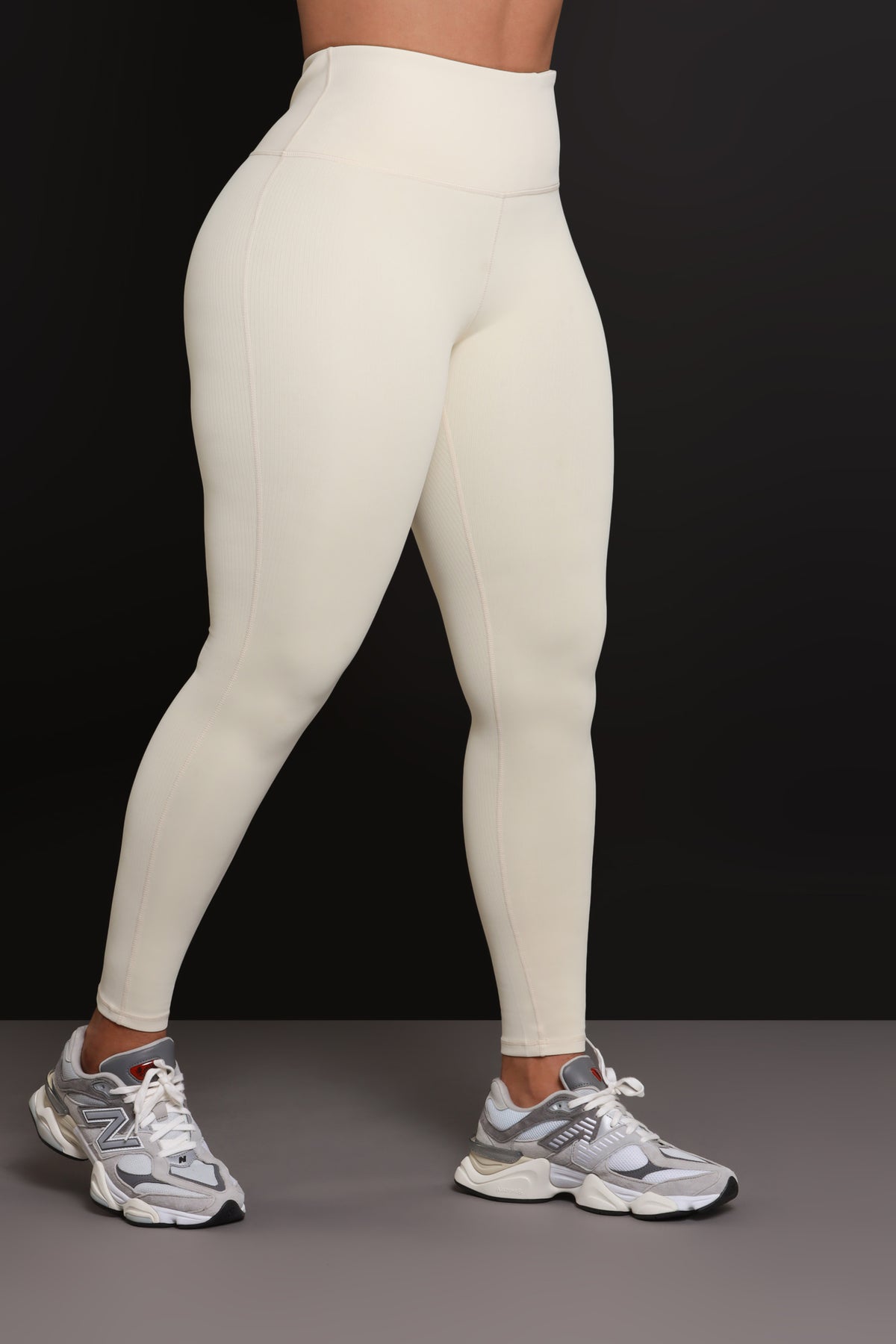 
              Or What NUW Ribbed Leggings - Ivory - Swank A Posh
            