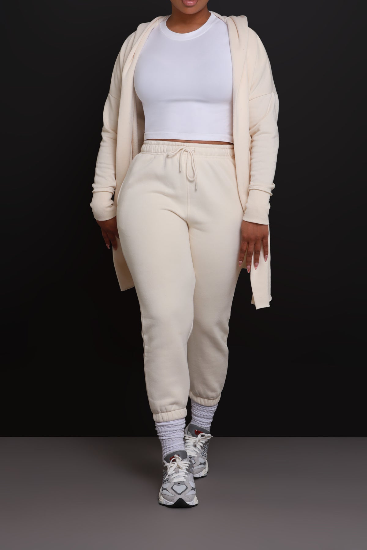 
              Jump In NUW Jogger Pants - Ivory - Swank A Posh
            