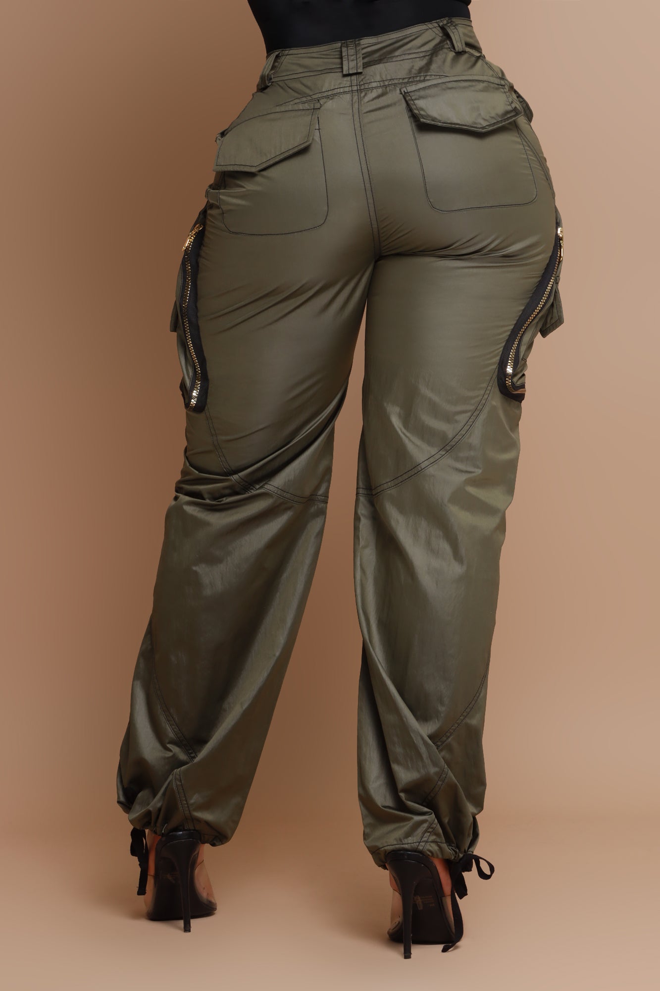 Meet The Band Cargo Pants - Olive - Swank A Posh