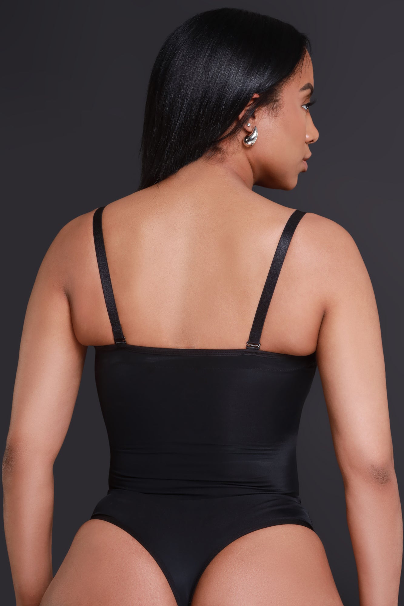 Doctored Form Shapewear Thong Bodysuit - Black No. 126 - Swank A Posh