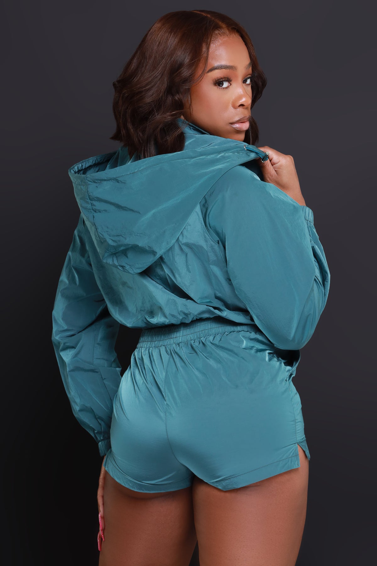 
              Know The Way Cropped Hoodie - Teal Green - Swank A Posh
            