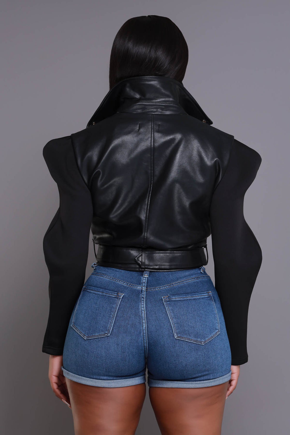 
              Make History Faux Leather Biker Jacket - Black - Swank A Posh
            
