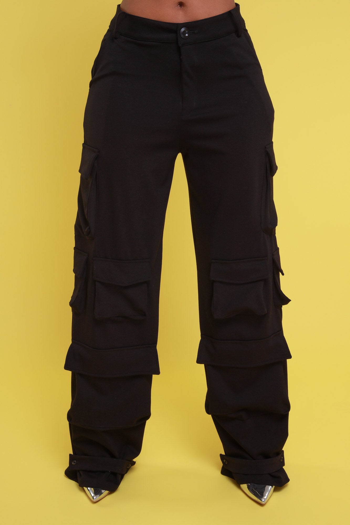 Solid Color Multi Flap Pockets Men's Straight Leg Cargo - Temu Belgium