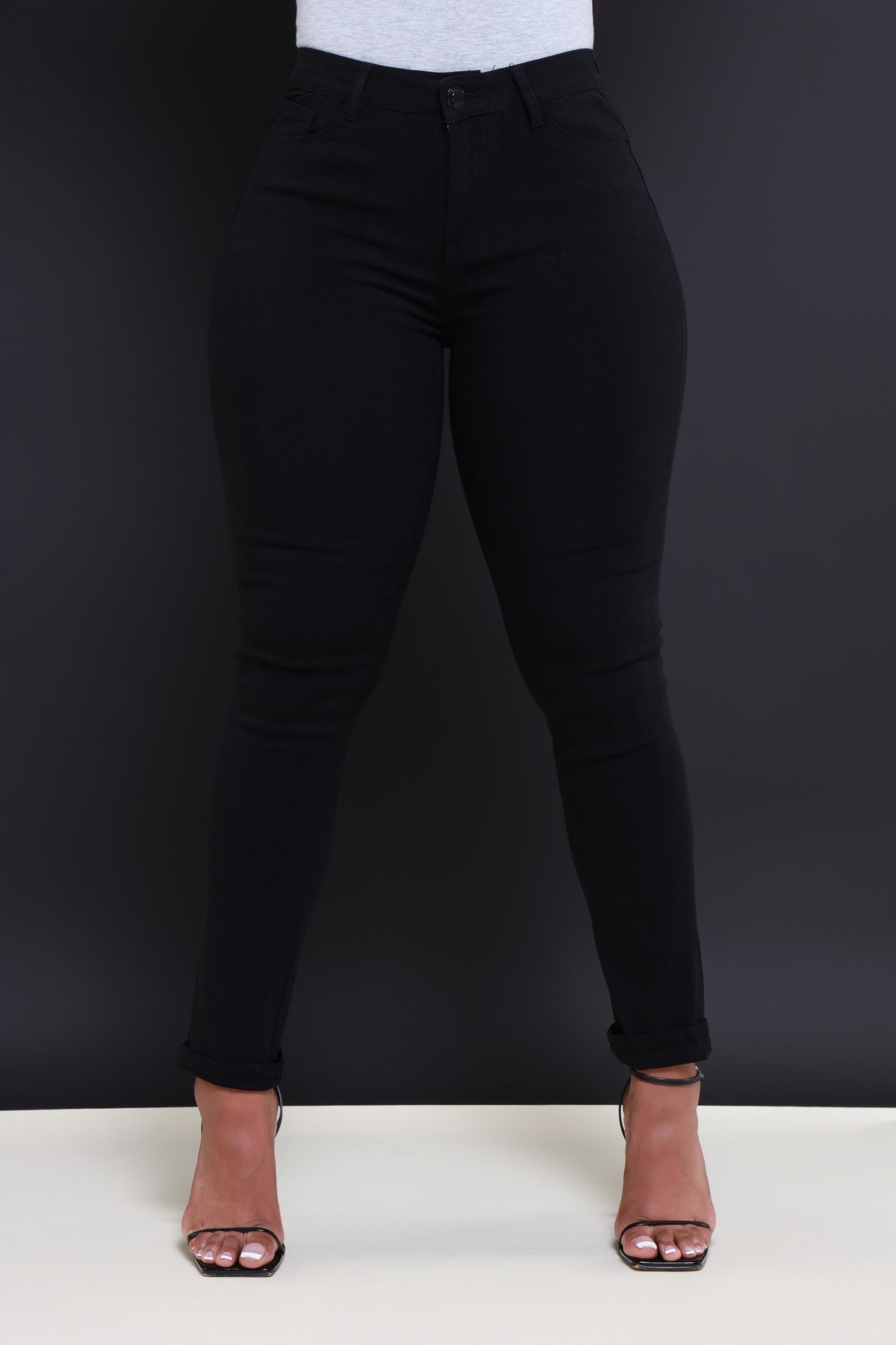 
              Blacklist Butt Lifting Mid Rise Stretchy Jeans - Black - Swank A Posh
            