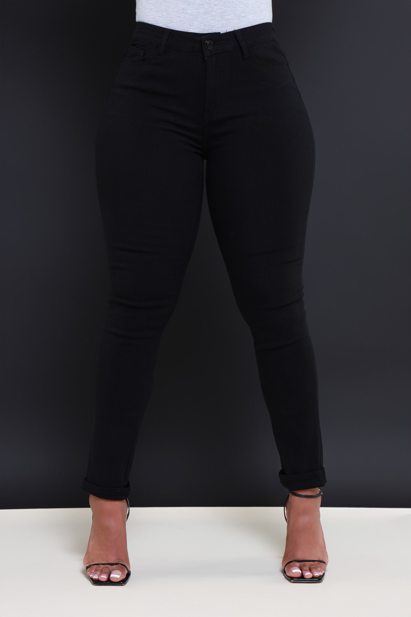 High waist Butt lifting Shaping jeans/Jeggings - Black Wash Black  stitching- Shop Now – Shape Wear Shop