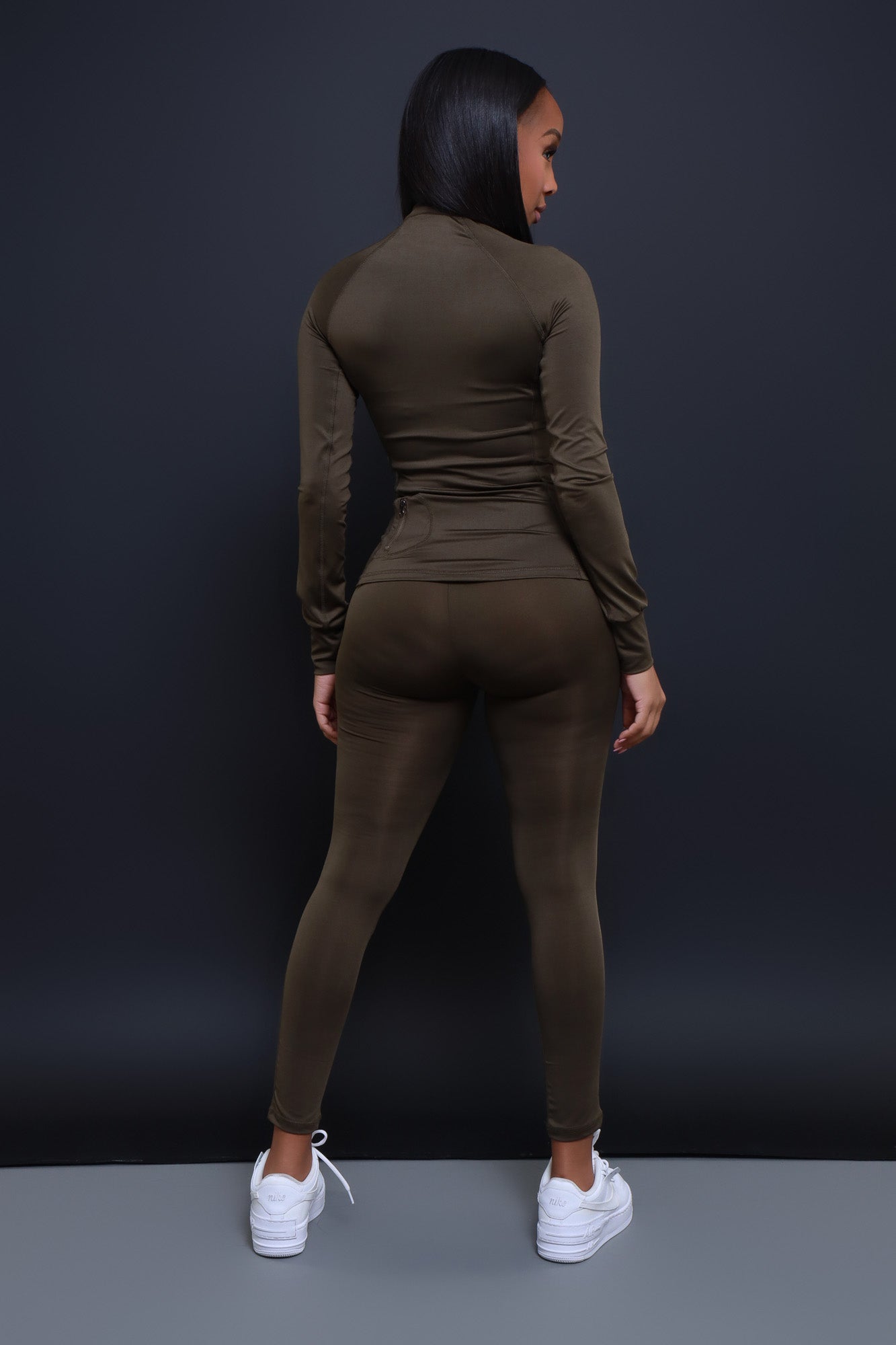 Easy Fit Athletic Set - Olive - Swank A Posh