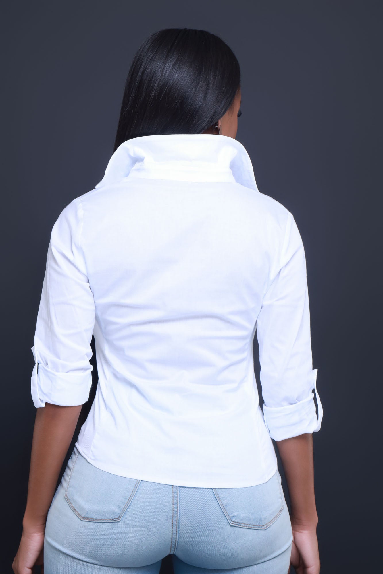 Tell Me About It Button Up Blouse - White - Swank A Posh