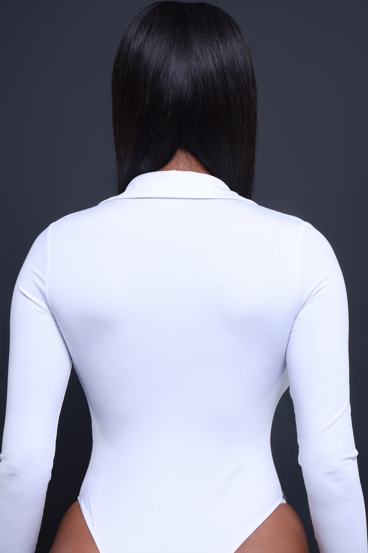
              Change Of Plans Button Up Bodysuit - White - Swank A Posh
            