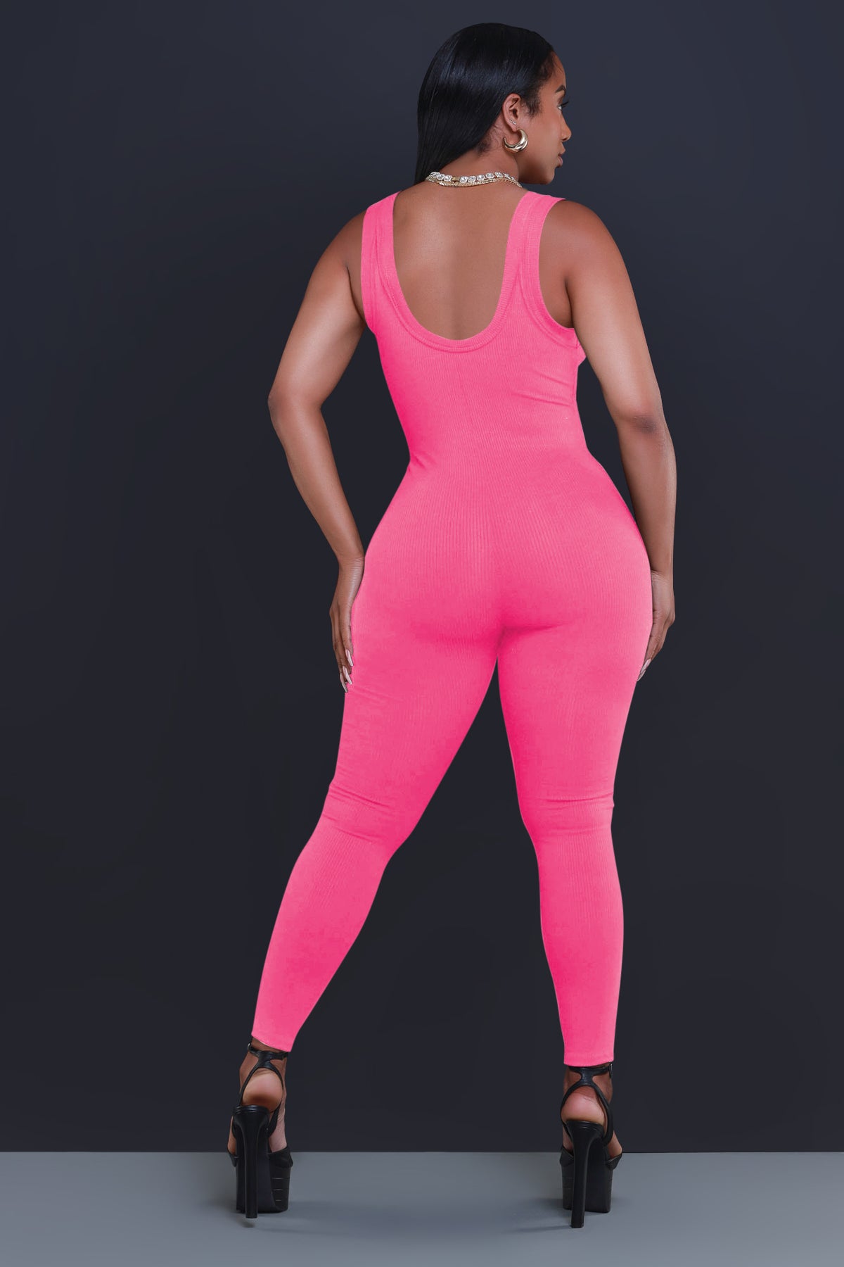 
              Cover Me Cellulite Deleter Sleeveless Jumpsuit - Magenta - Swank A Posh
            