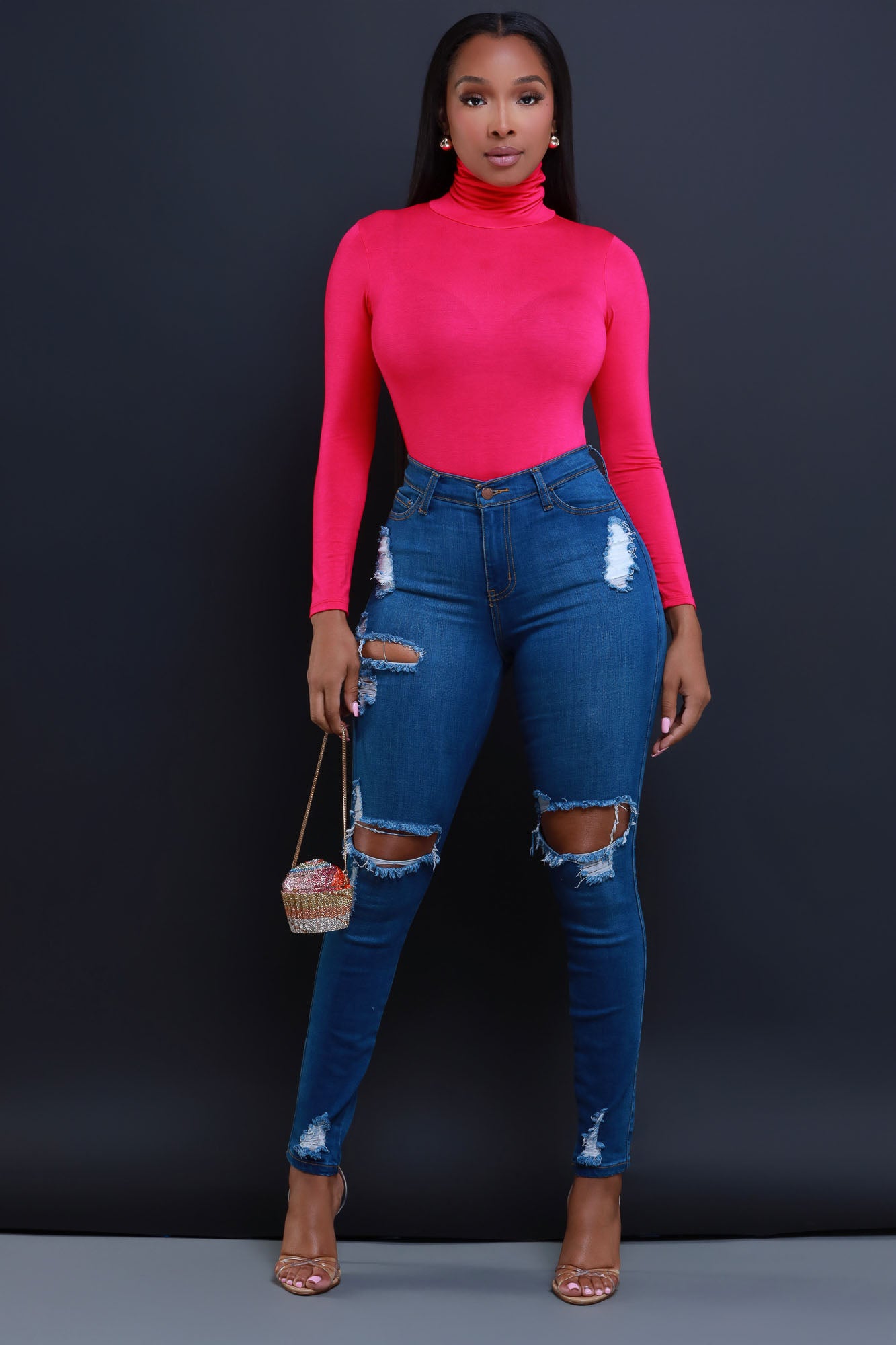 rayon spandex turtleneck