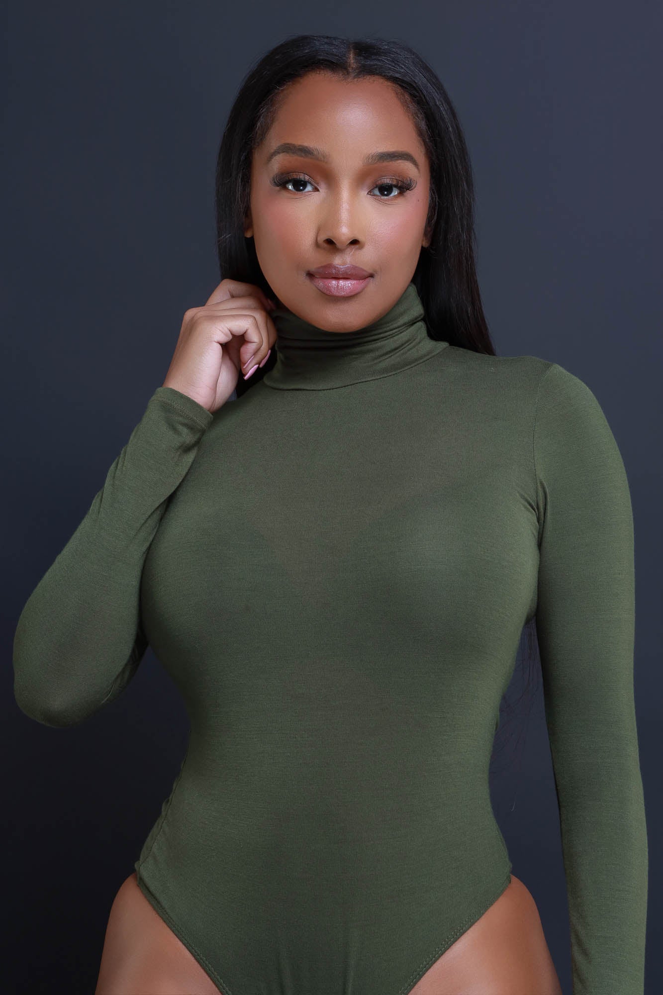 rayon spandex turtleneck