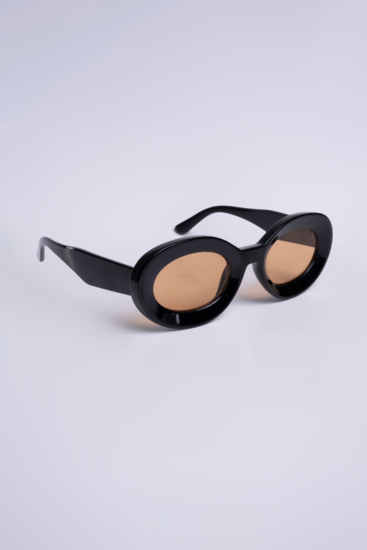 
              See You Out Retro Rounded Sunglasses - Black/Brown - Swank A Posh
            