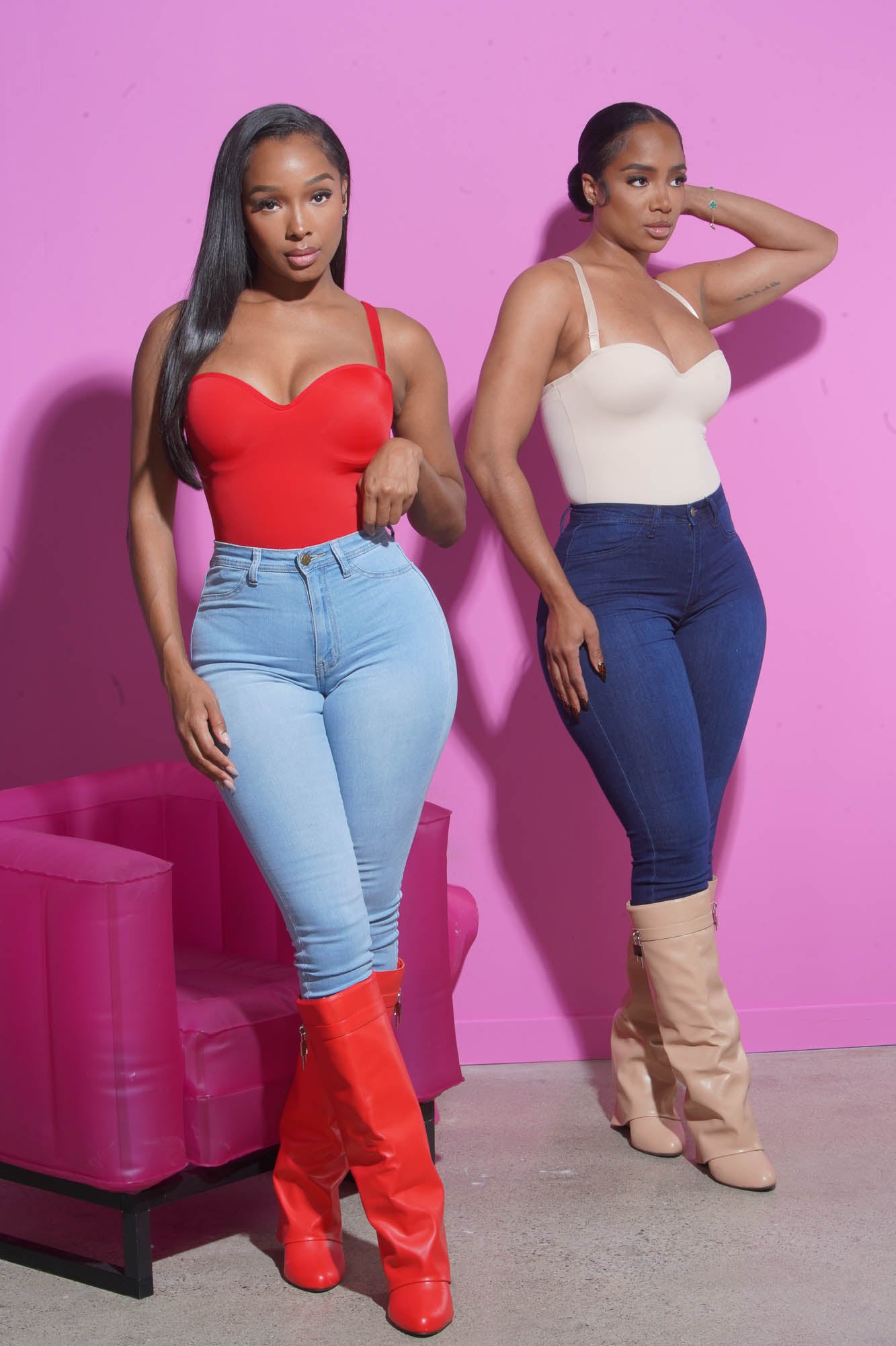 Doctored Form Shapewear Bodysuit - Red No. 124