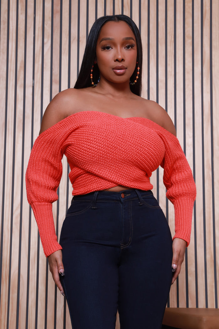 Multi Way Wrap Sweater - Fiesta