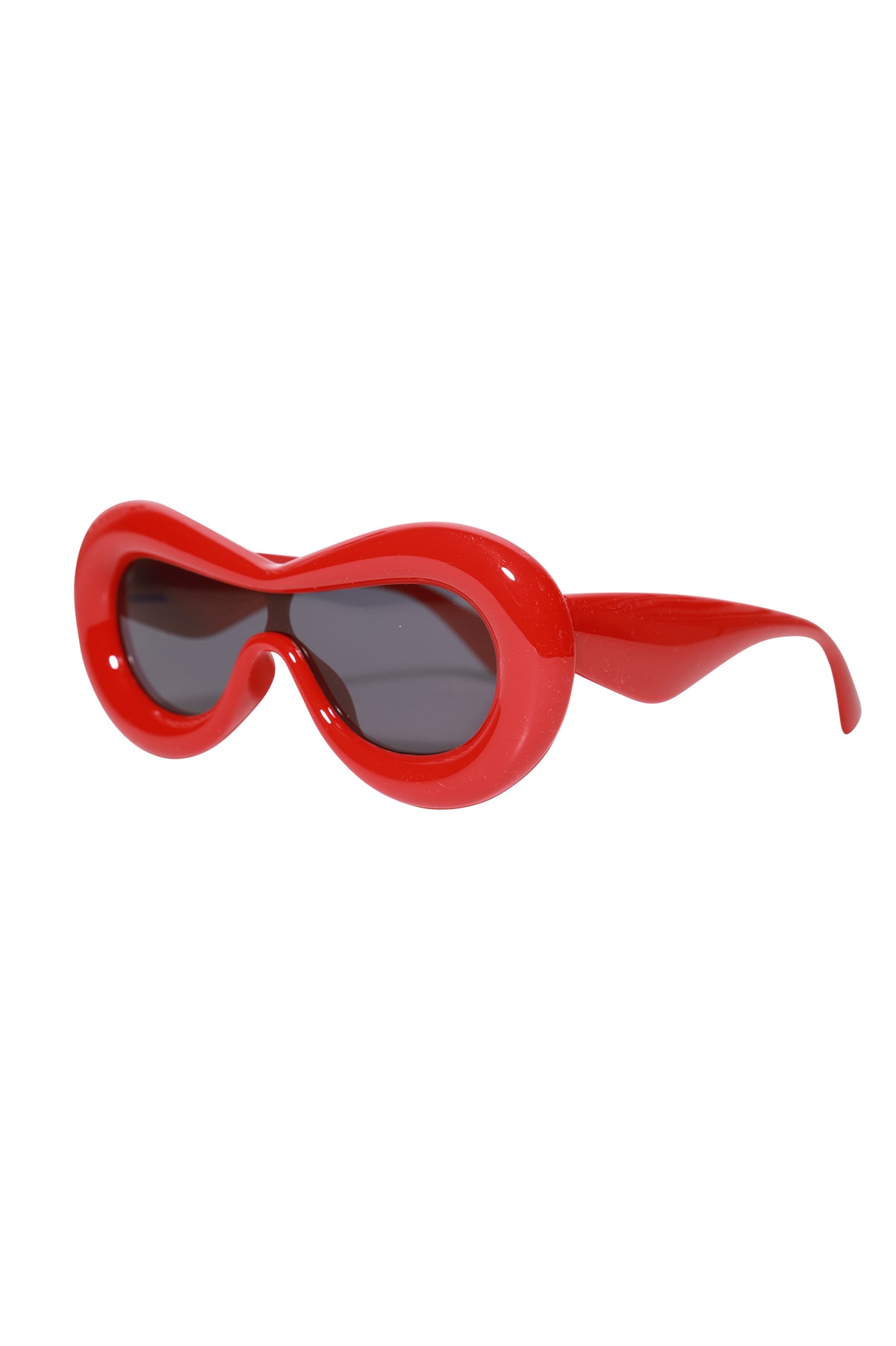 
              Look Alike Retro Framed Sunglasses - Red - Swank A Posh
            
