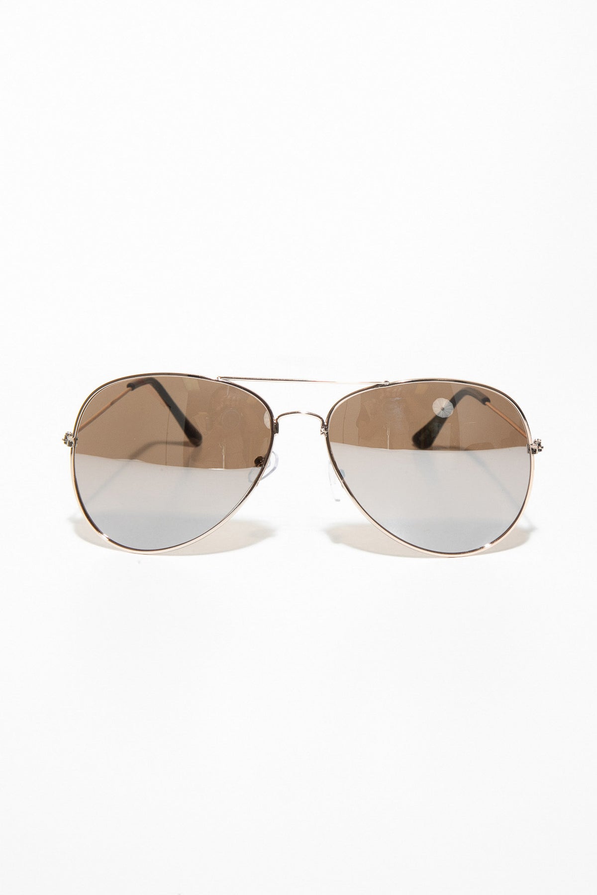 
              Top Gun Classic Aviator Sunglasses - Dull Gold - Swank A Posh
            