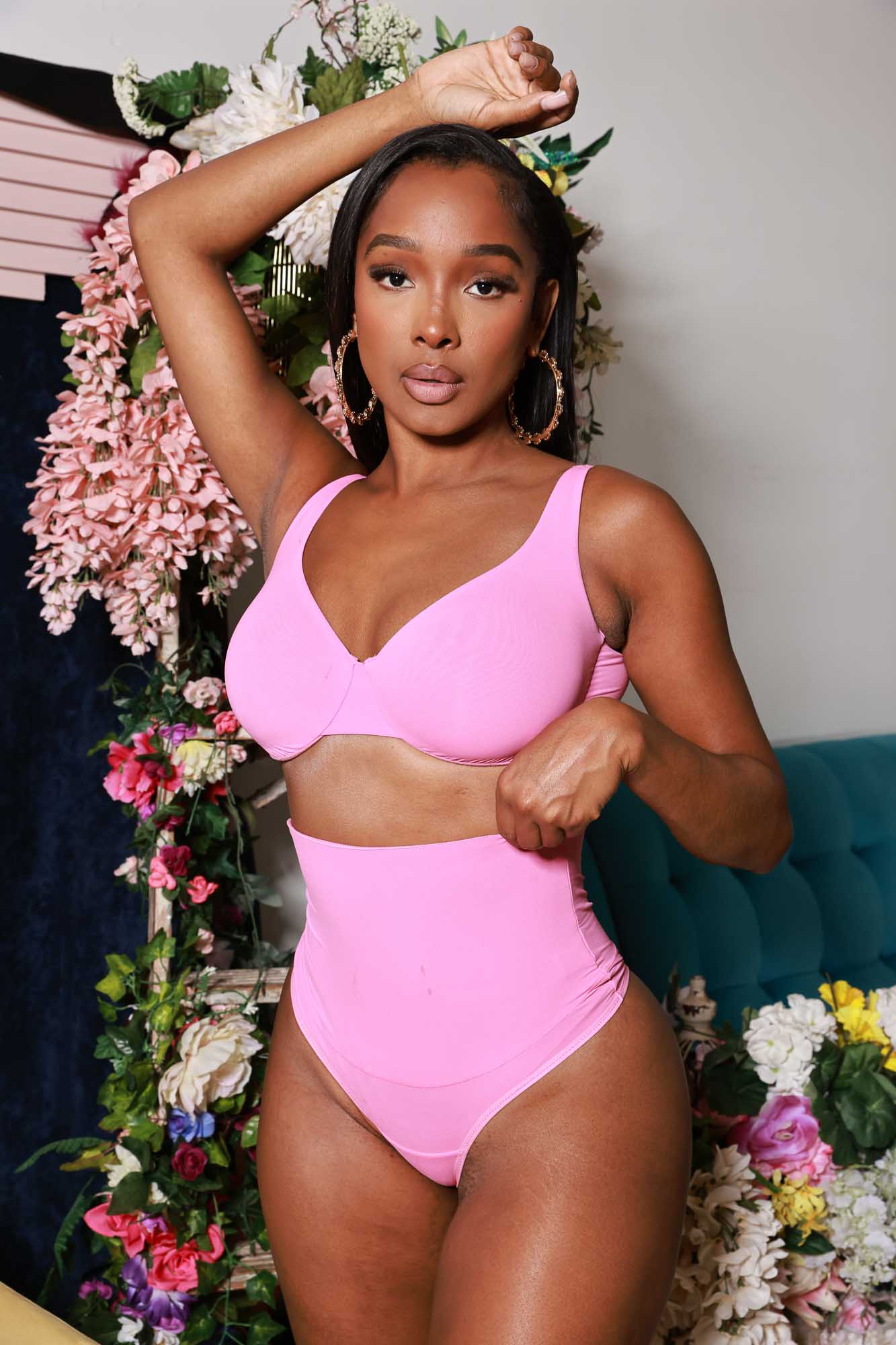 NKDS High Waist Thong - Bubblegum