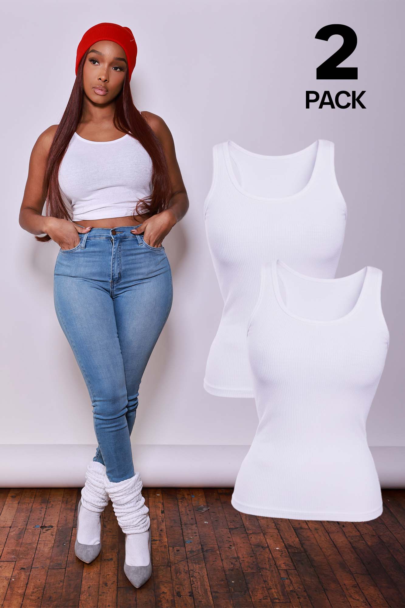 Not Your Average Beater Bundle Set - White/White