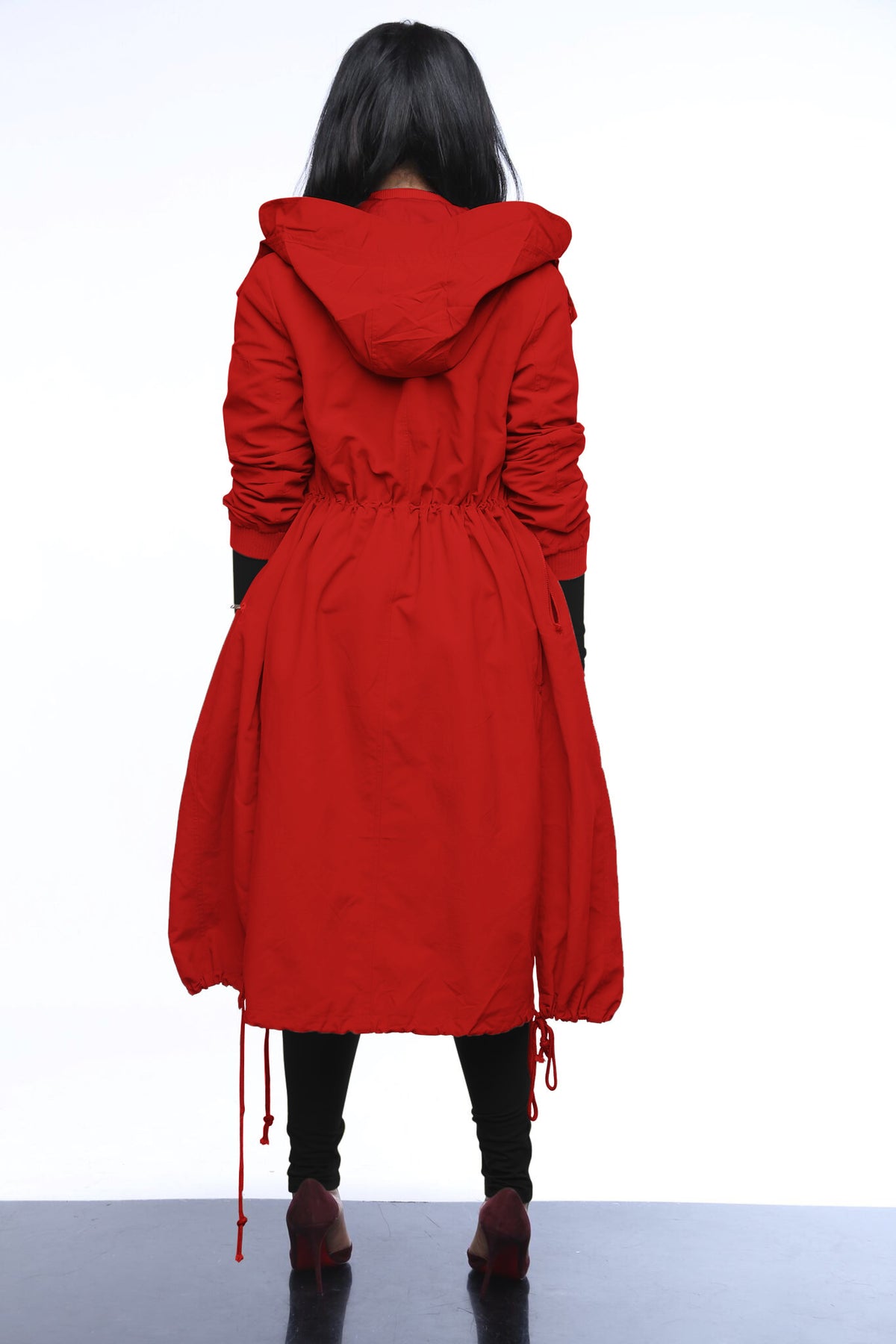 
              Not Your Average Bomber Parka - Red - Swank A Posh
            