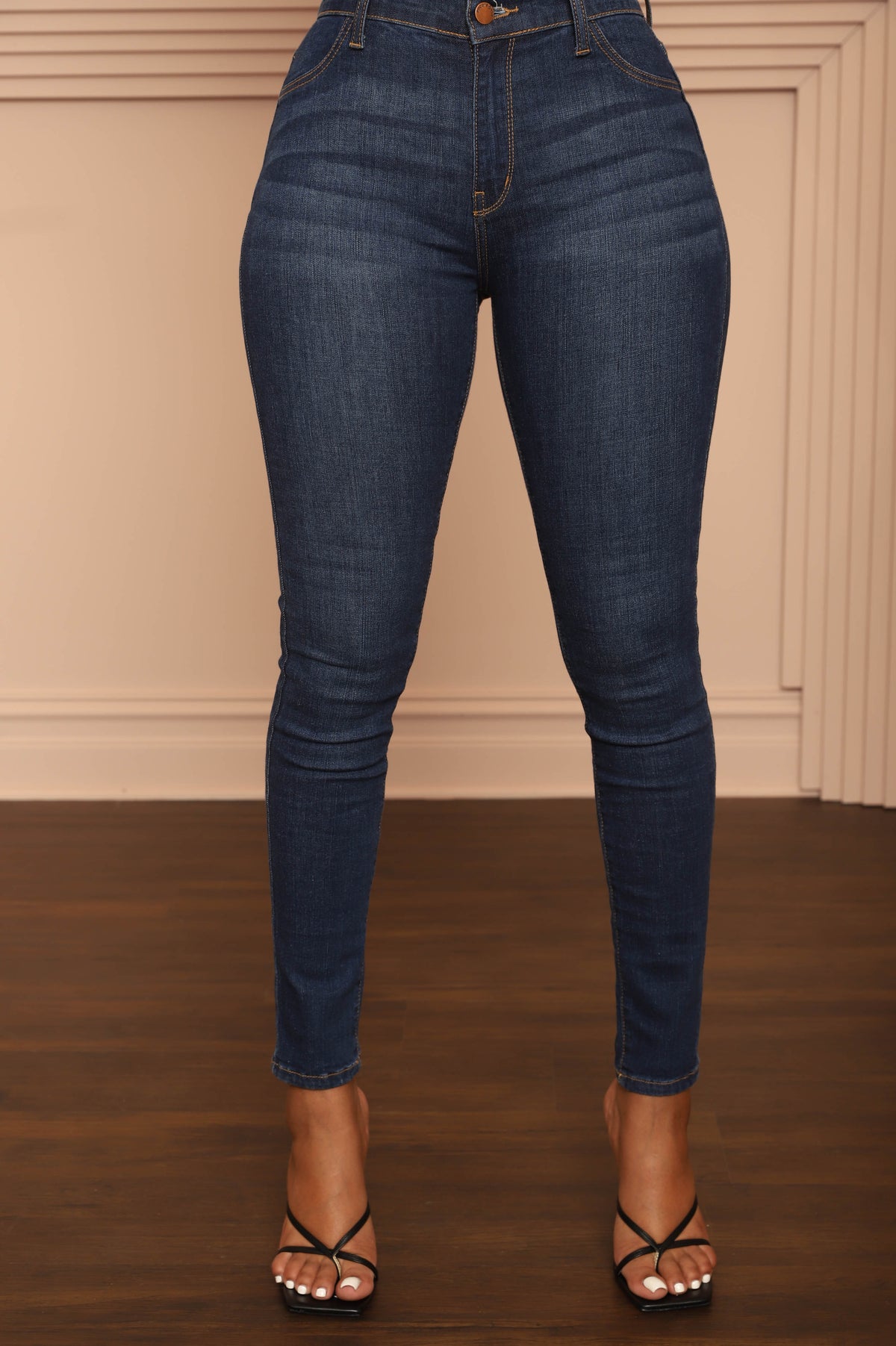 
              Sparks Fly High Rise Skinny Jeans - Dark Wash - Swank A Posh
            