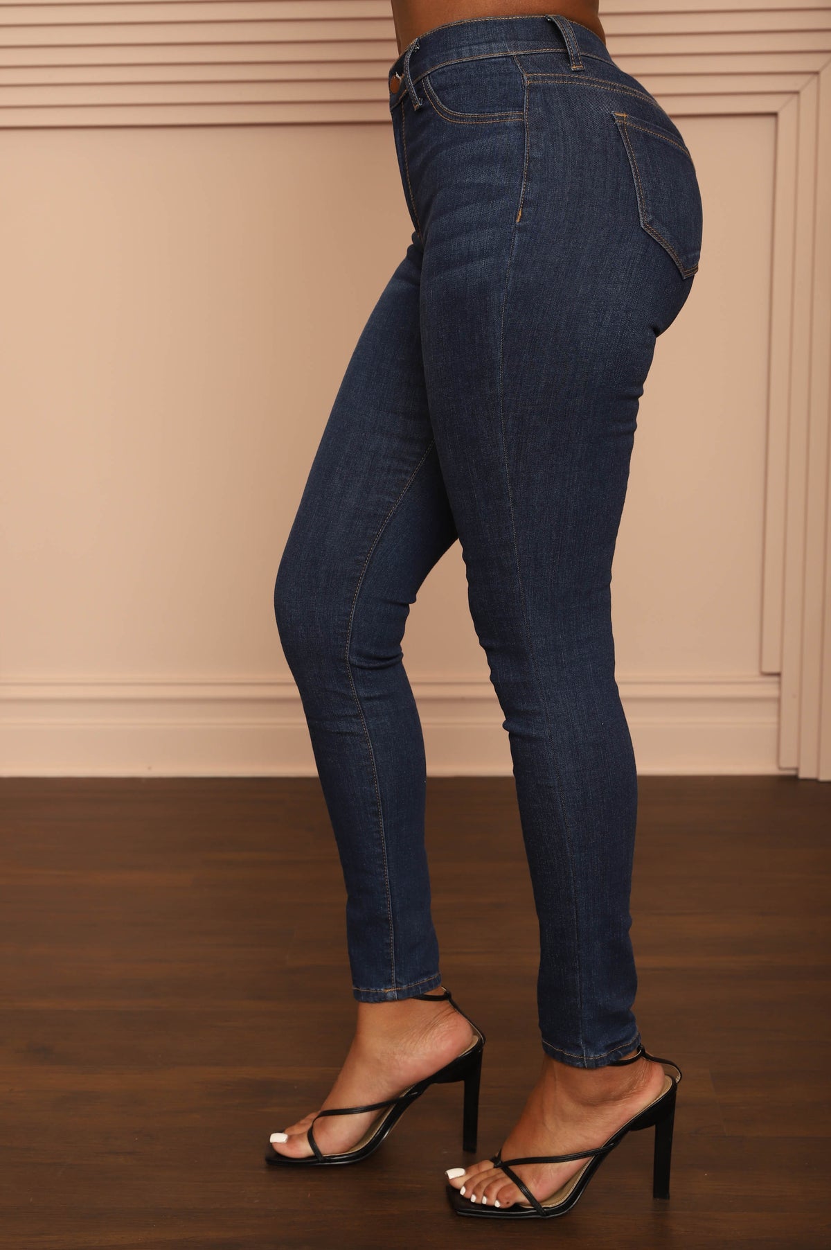 
              Sparks Fly High Rise Skinny Jeans - Dark Wash - Swank A Posh
            