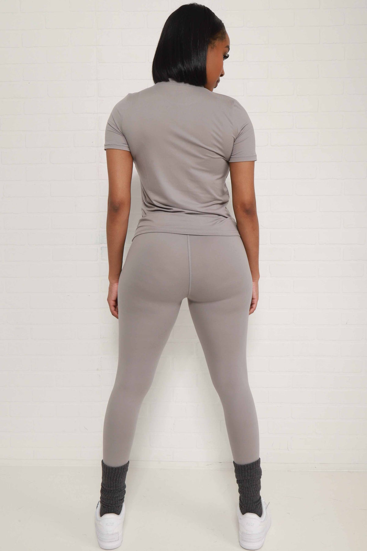 
              Perfect Timing Short Sleeve Pants Set - Light Gray - Swank A Posh
            