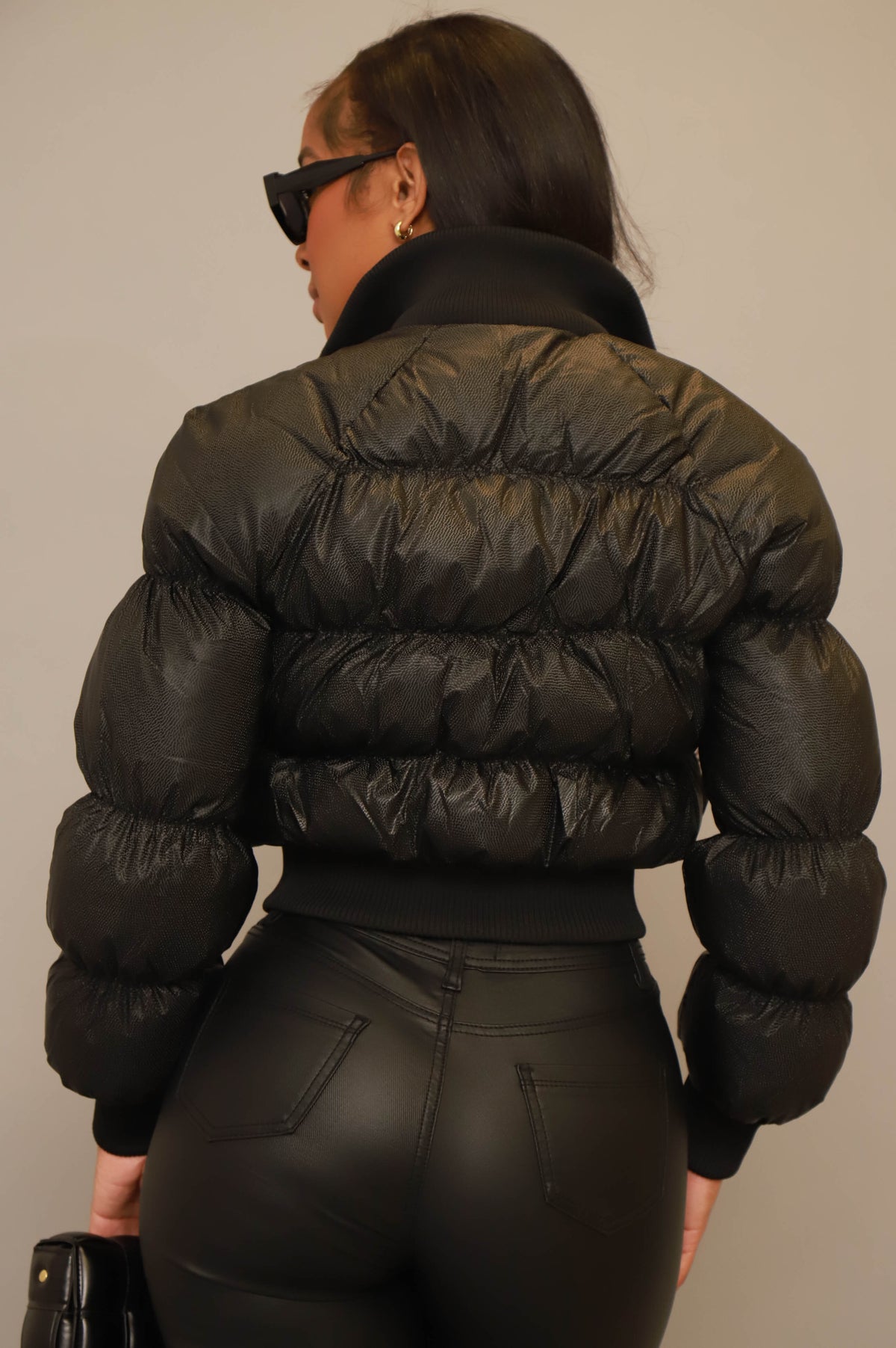 
              Pack Light Puffer Jacket - Black - Swank A Posh
            